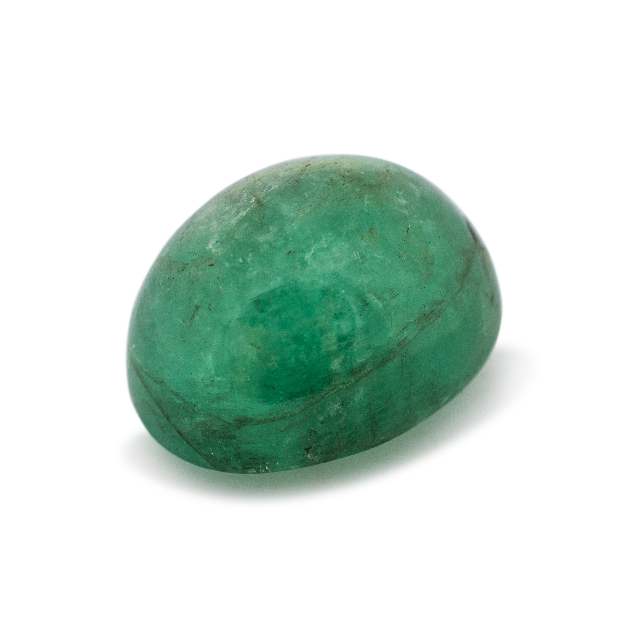 Natural 116.17ct Oval Cabochon Cut Emerald Loose Gemstone
