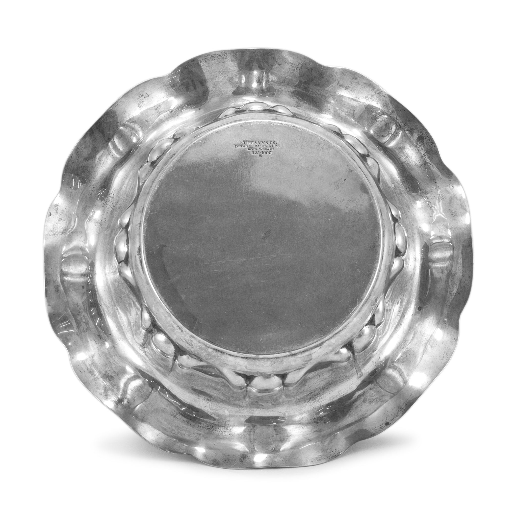 Tiffany & Co Antique 925 Sterling Silver Fruit Bowl