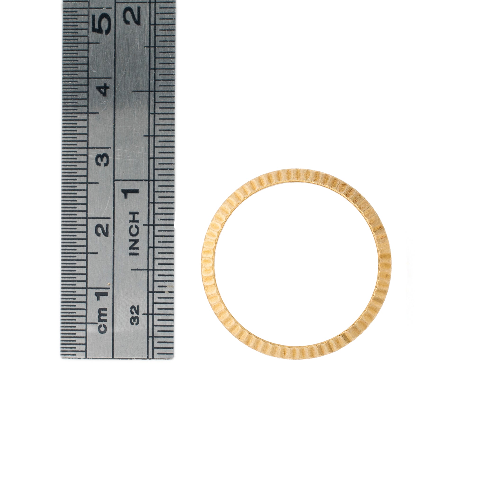 Rolex 18K Yellow Gold Factory 26mm Fluted Watch Bezel