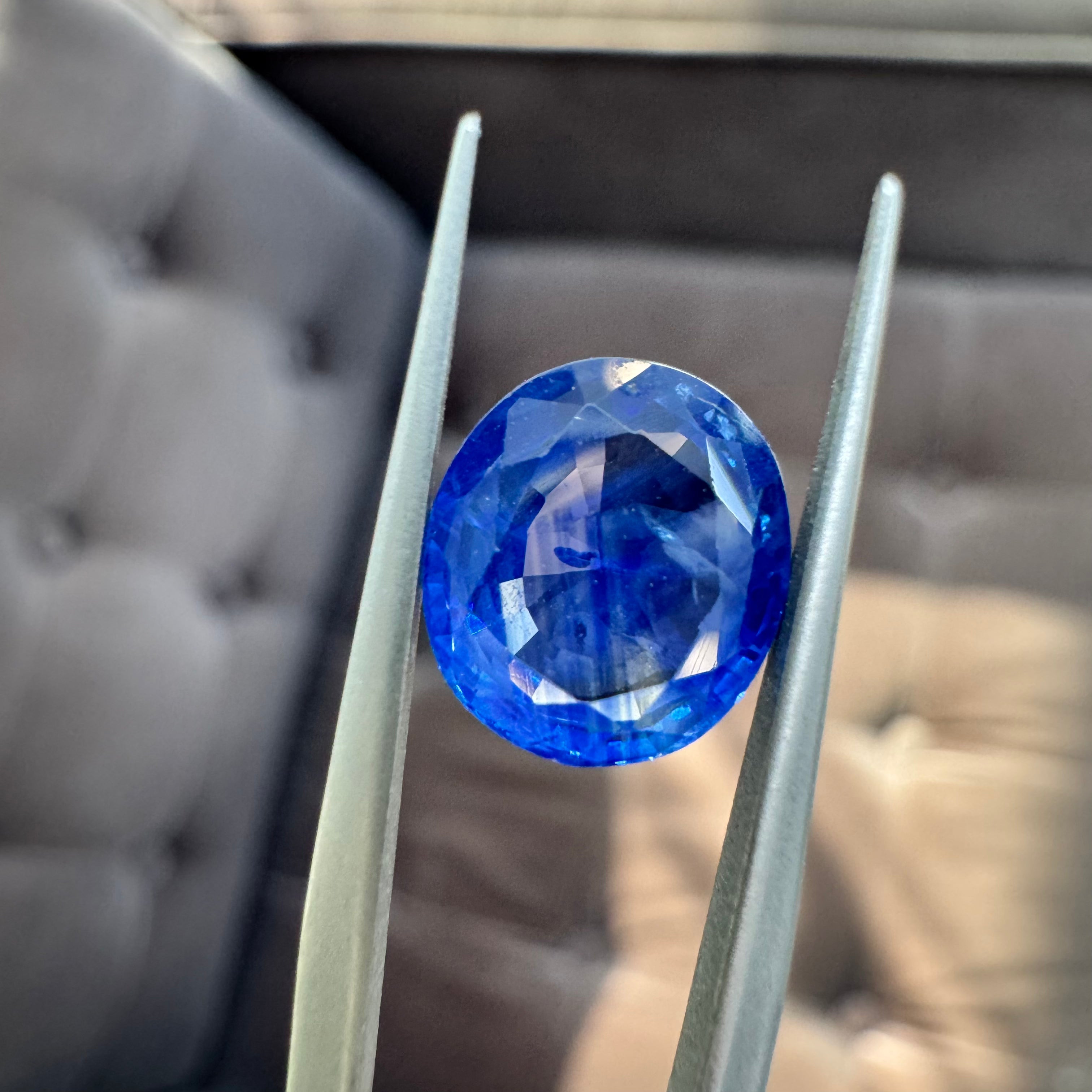 Natural 3.33ct GIA Oval Shape Cut Sri Lanka Ceylon Blue Loose Sapphire