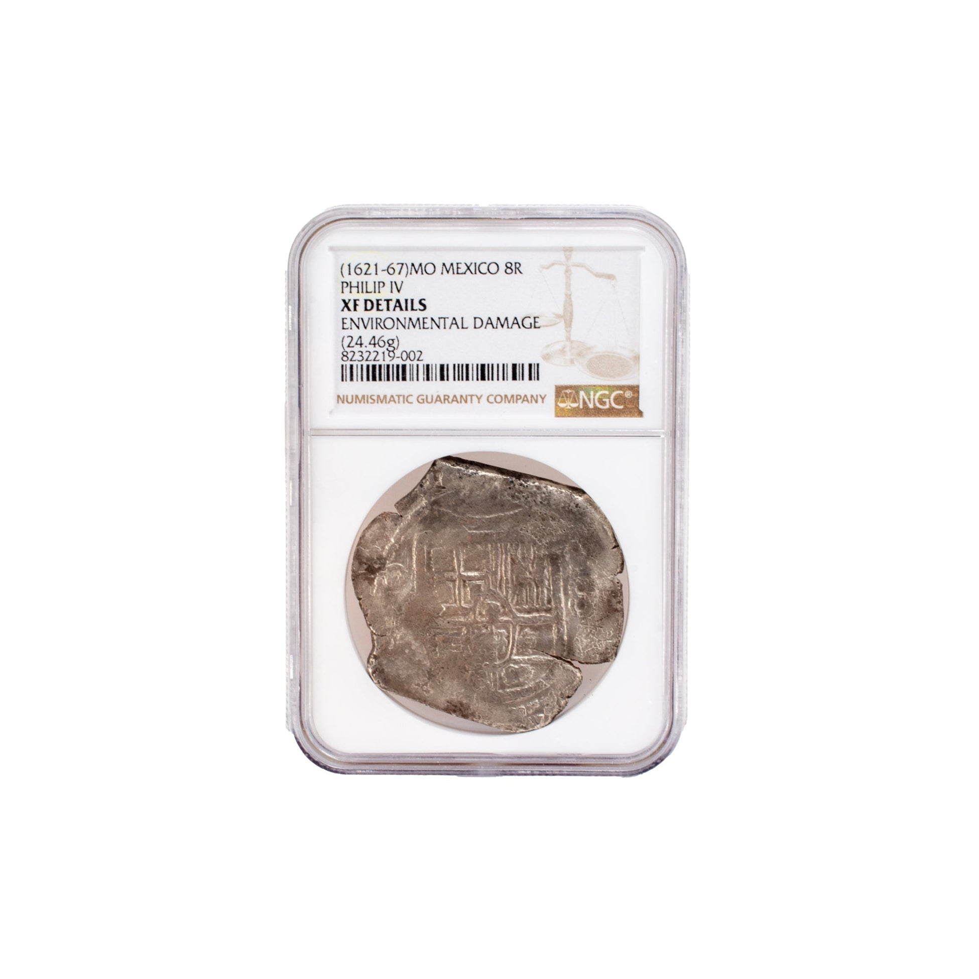 1621-67 MO Mexico 8 Reales Philip IV NGC Xf Details Silver Coin