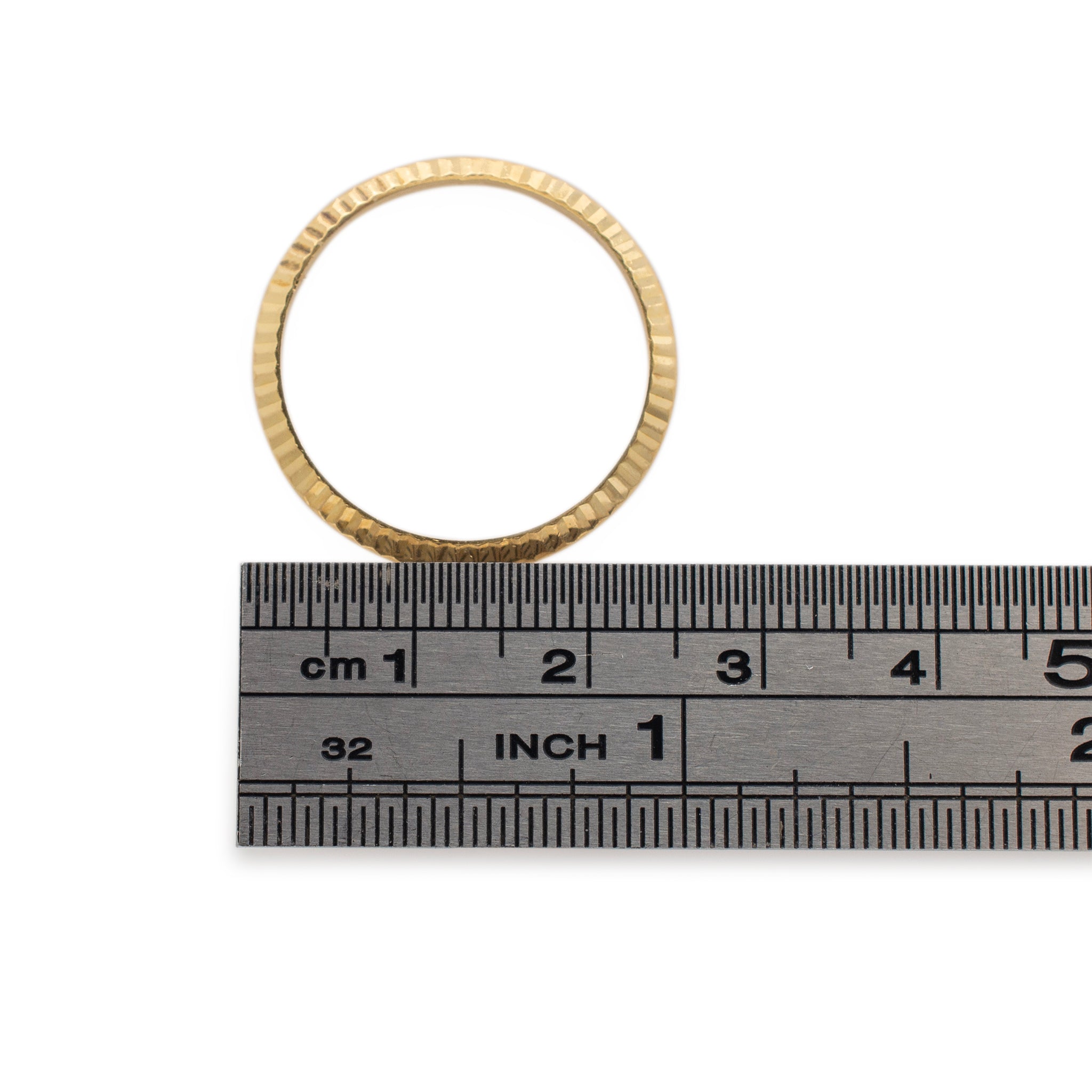 Rolex 18K Yellow Gold Factory 26MM Watch Fluted Bezel