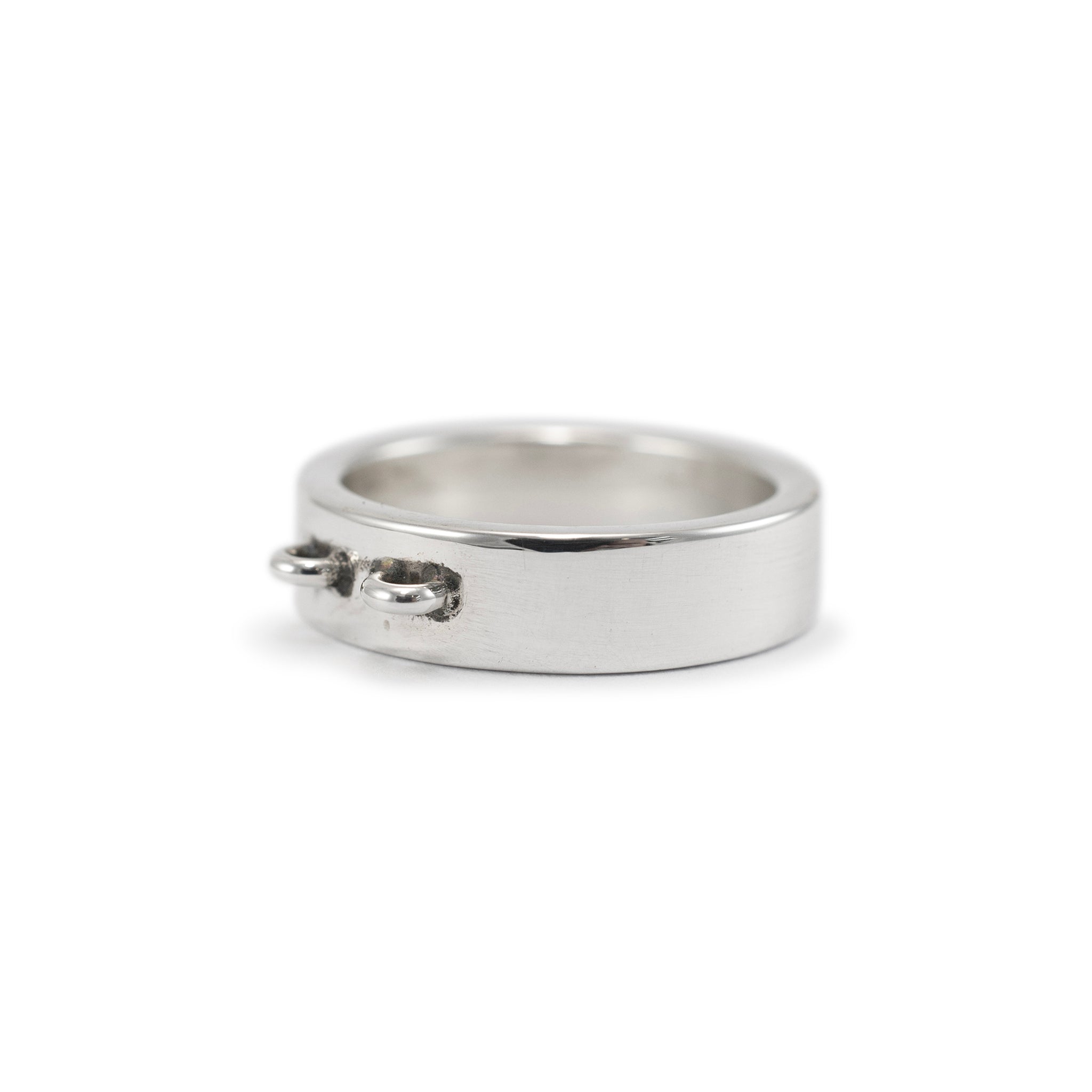 James Avery 925 Sterling Silver Create Your Own Double Dangle Ring