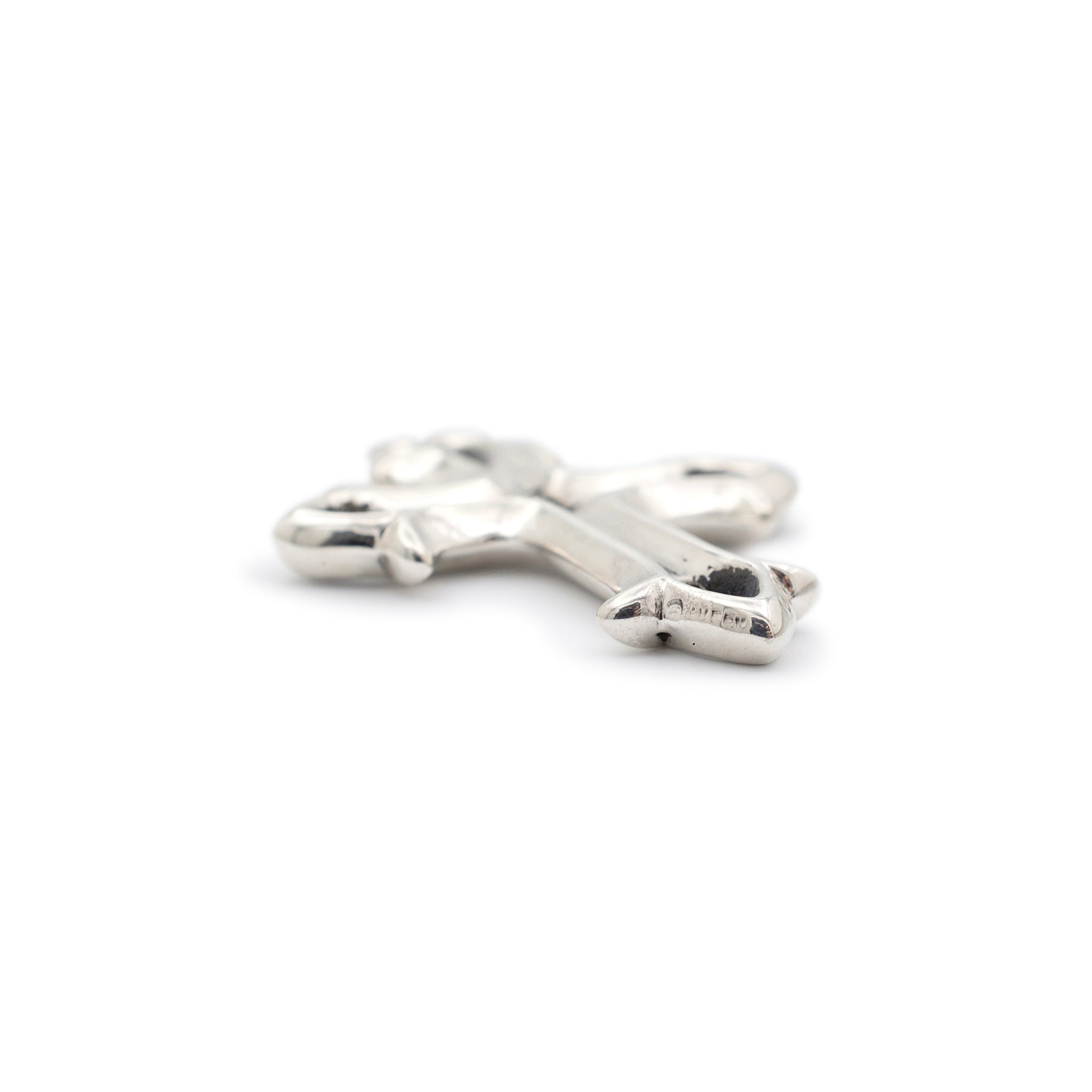 James Avery 925 Sterling Silver Retired Fleur Cross Pendant