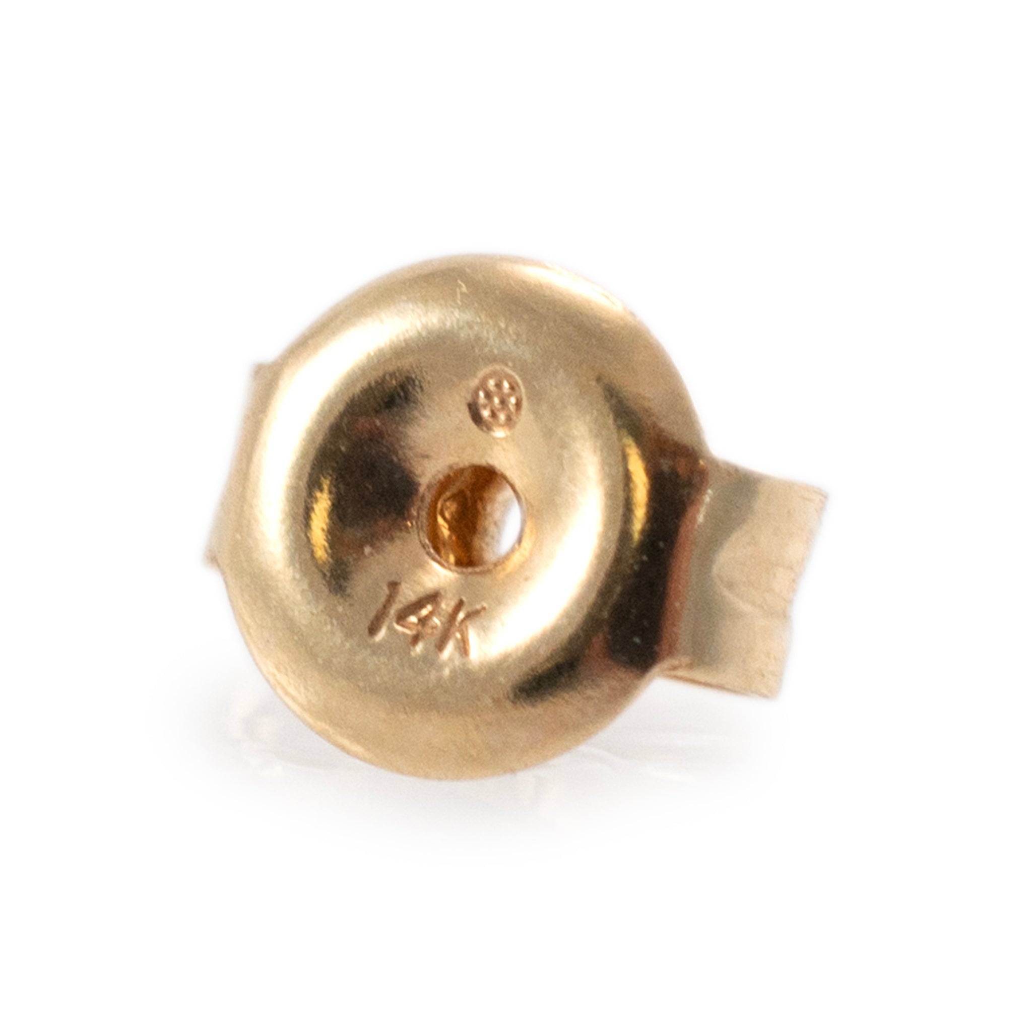 Ladies 14K Yellow Gold Oval Link Paper Clip Pave Diamond Dangle Earrings