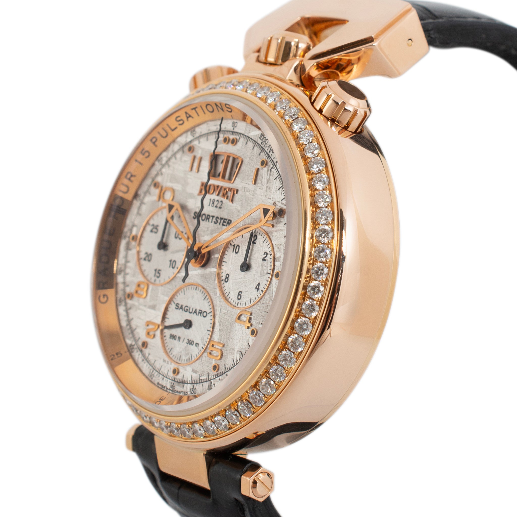 Bovet 1822 Saguaro 46MM SP0420 18K Gold Limited Edition Diamond Meteorite Watch