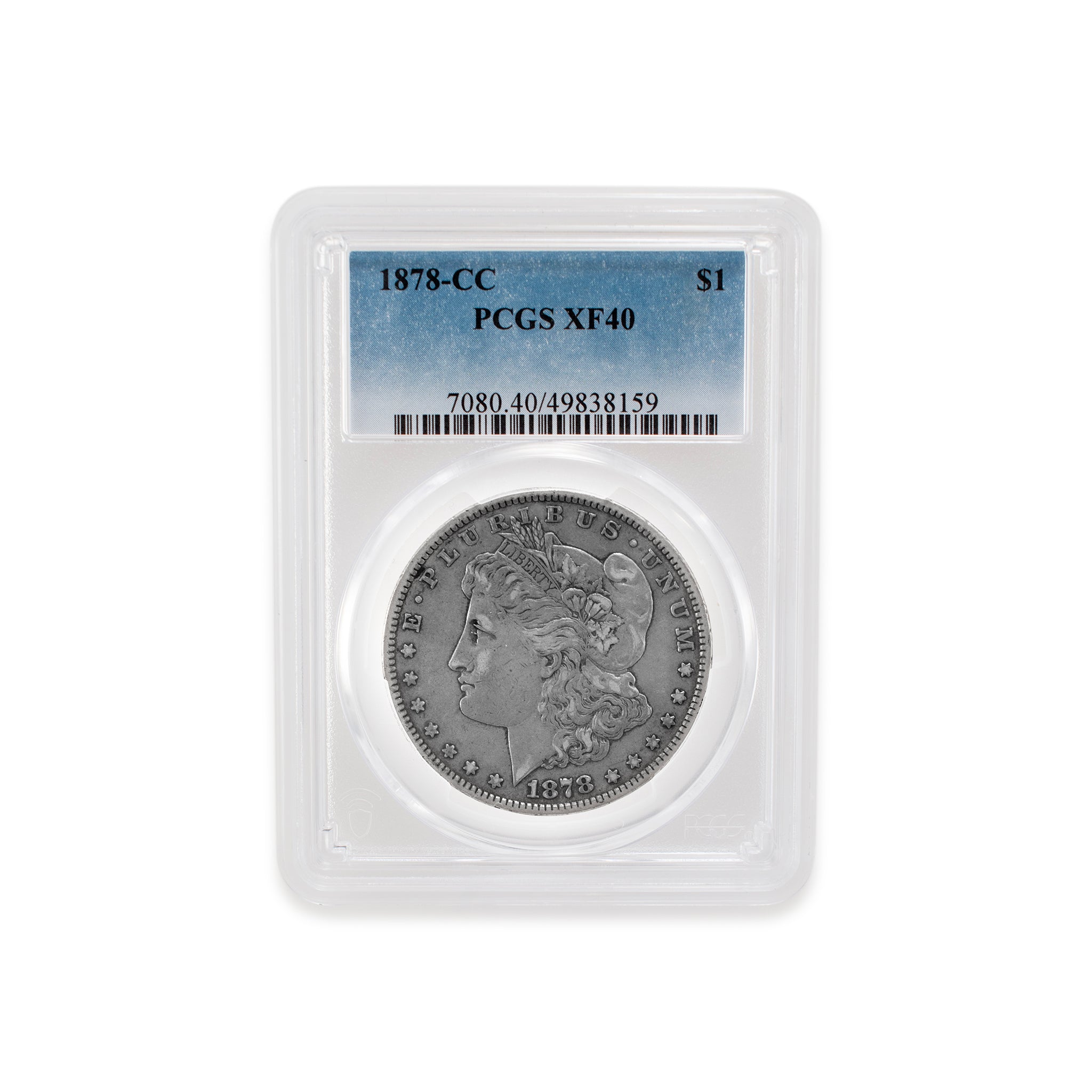 1878-CC PCGS XF40 Silver $1 Morgan Coin