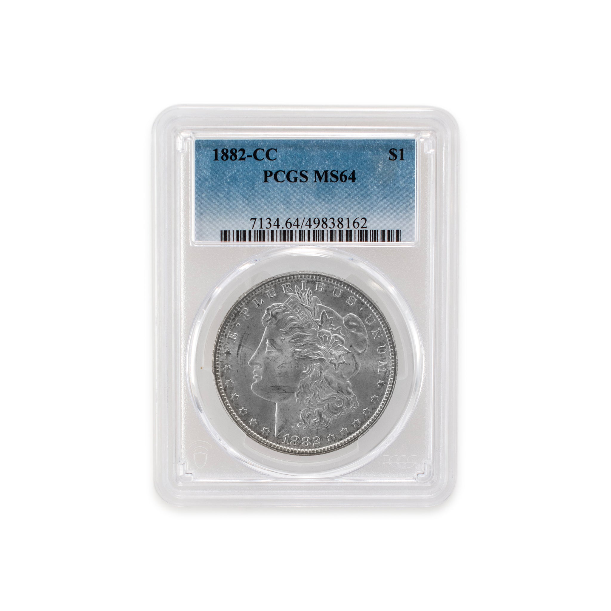 1882-CC PCGS MS64 Silver $1 Morgan Coin