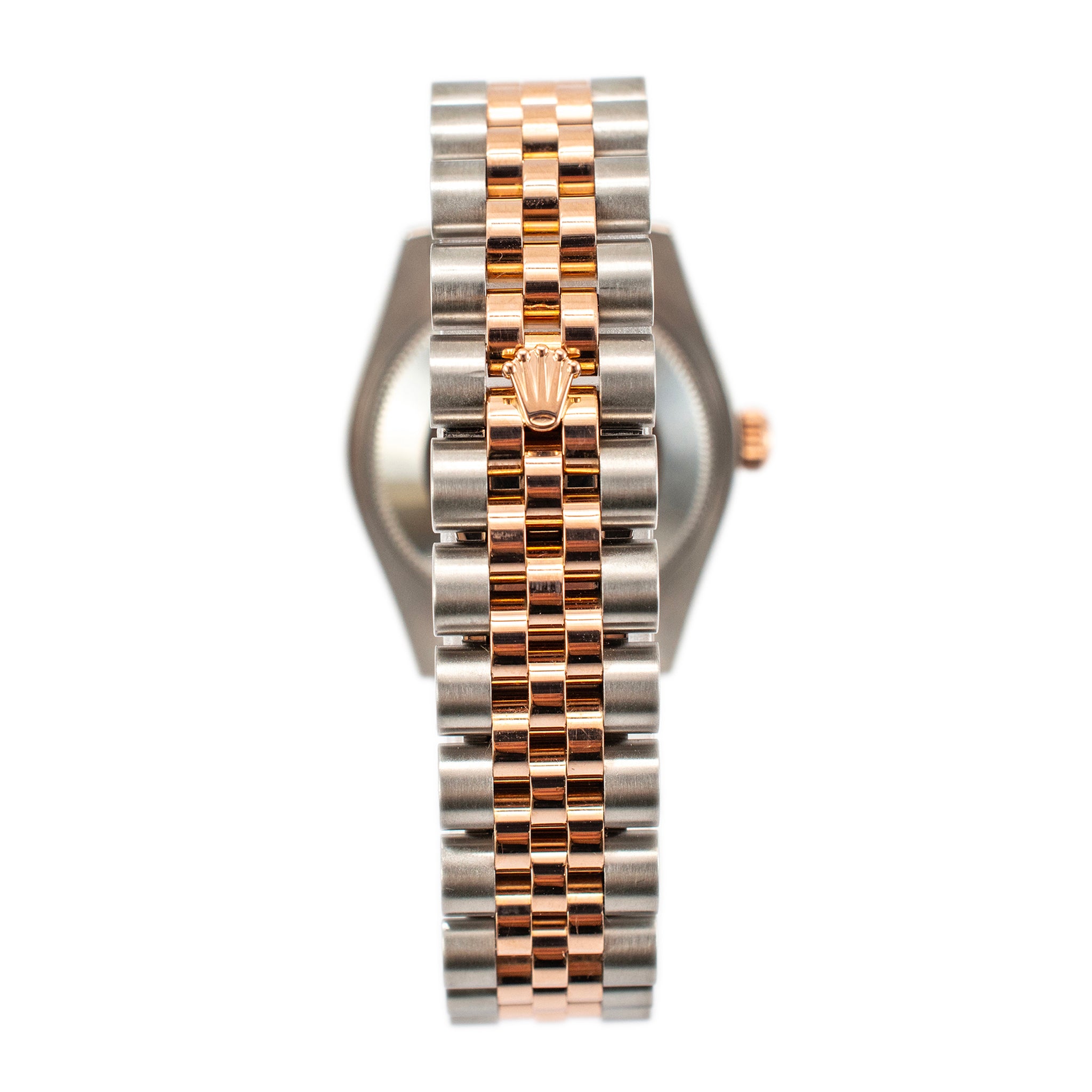 Rolex Datejust 31MM 178341 Domed Diamond Jubilee Rose Gold Stainless Steel Watch