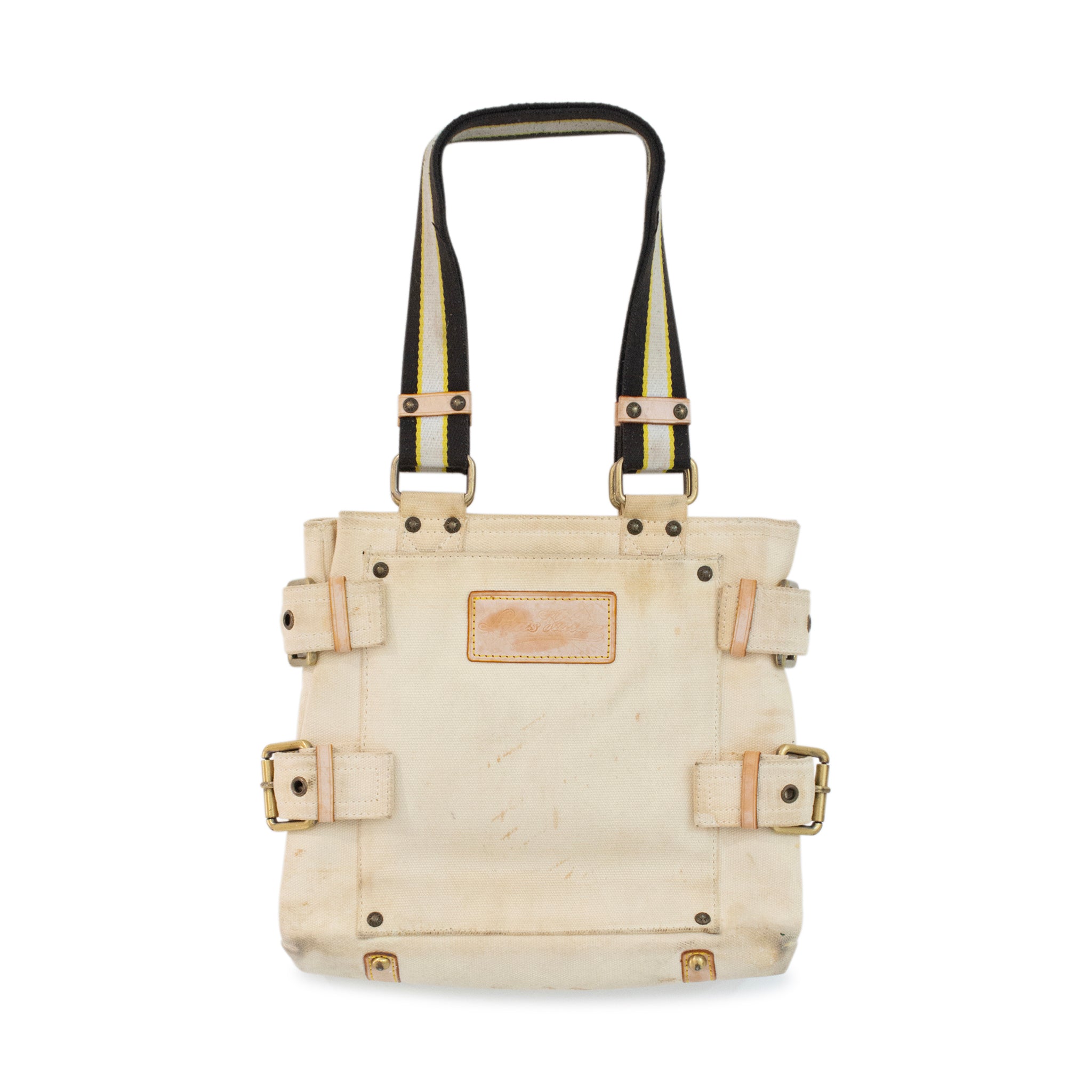 Vintage Louis Vuitton Limited Edition Toile Globe Shopper Tote Bag