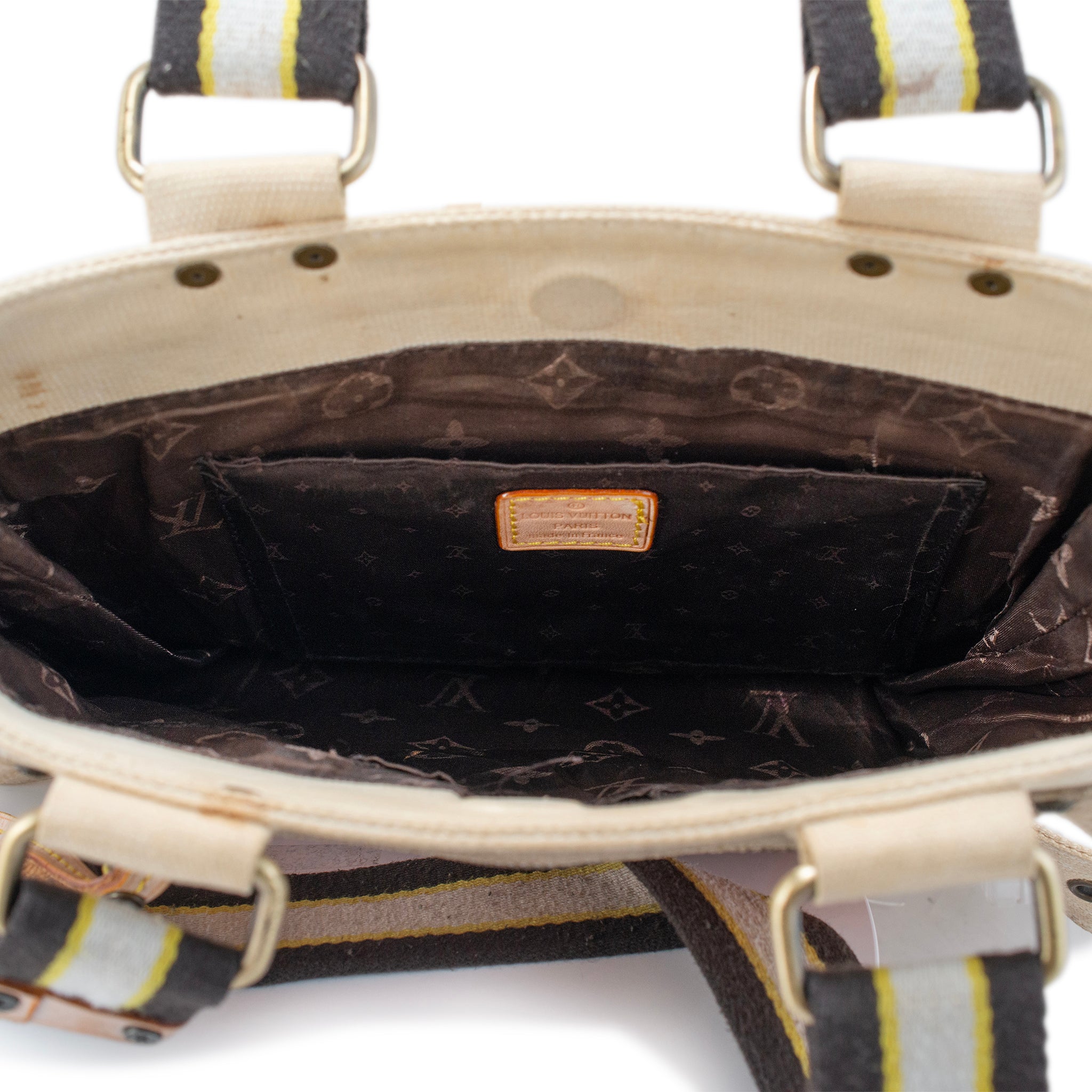 Vintage Louis Vuitton Limited Edition Toile Globe Shopper Tote Bag