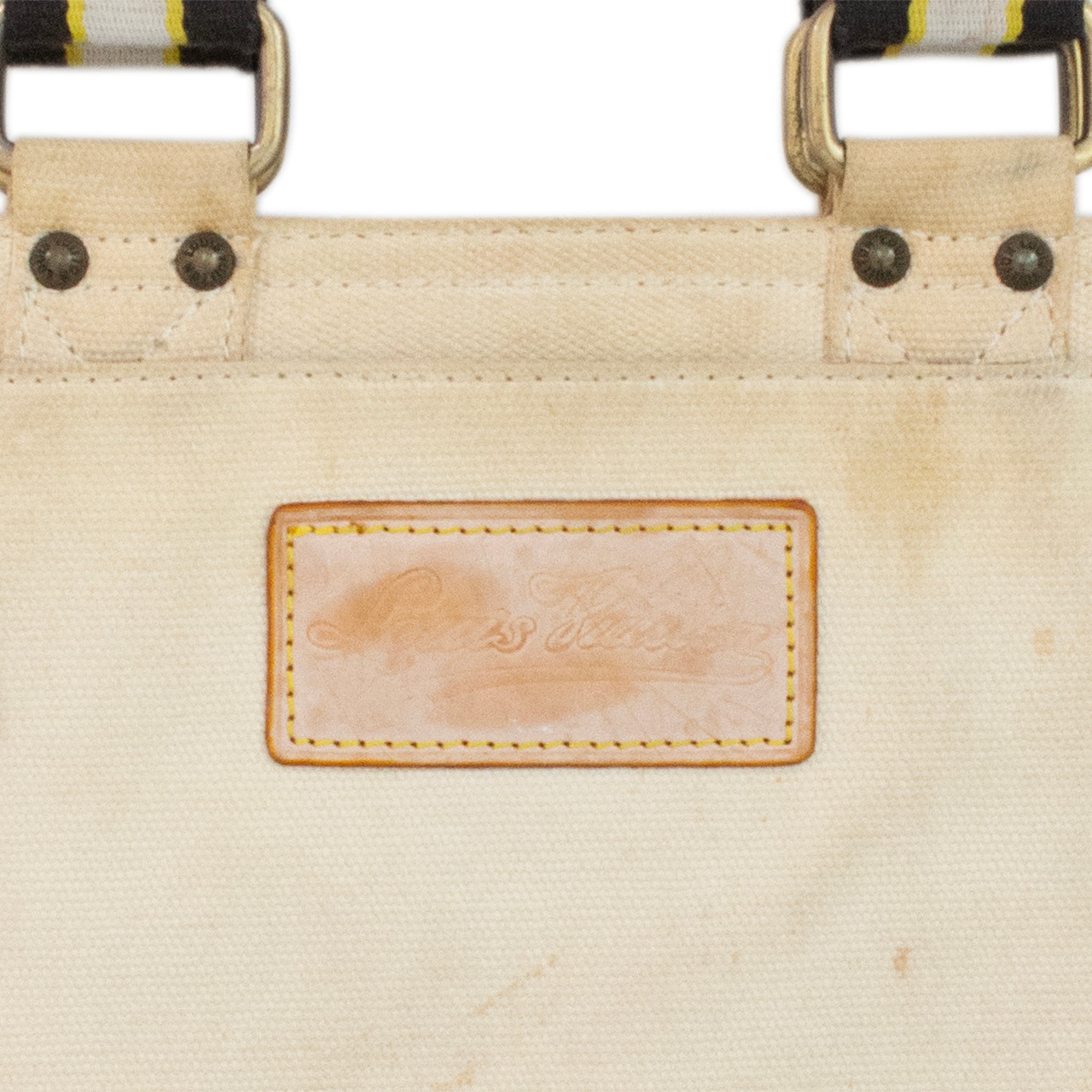 Vintage Louis Vuitton Limited Edition Toile Globe Shopper Tote Bag