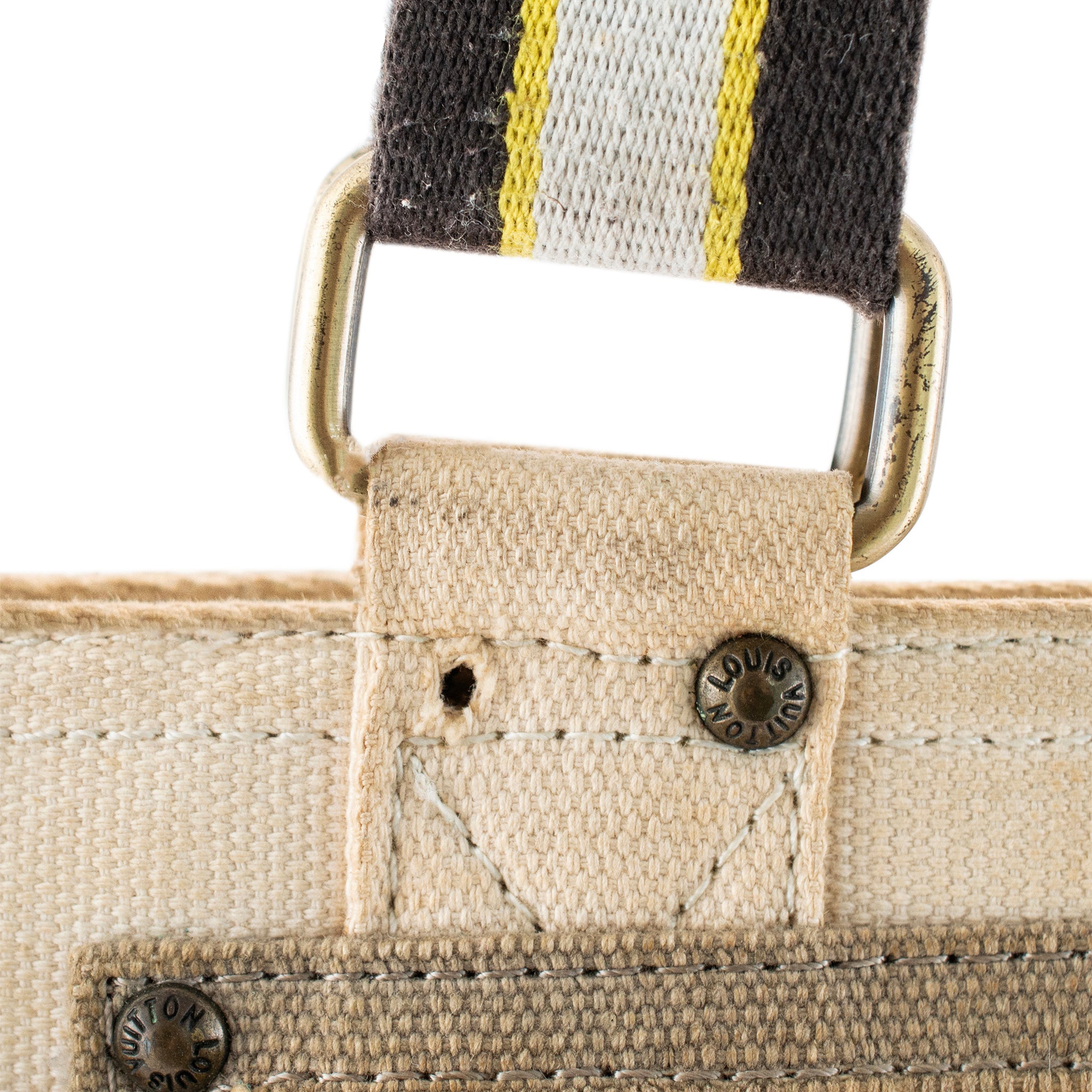 Vintage Louis Vuitton Limited Edition Toile Globe Shopper Tote Bag