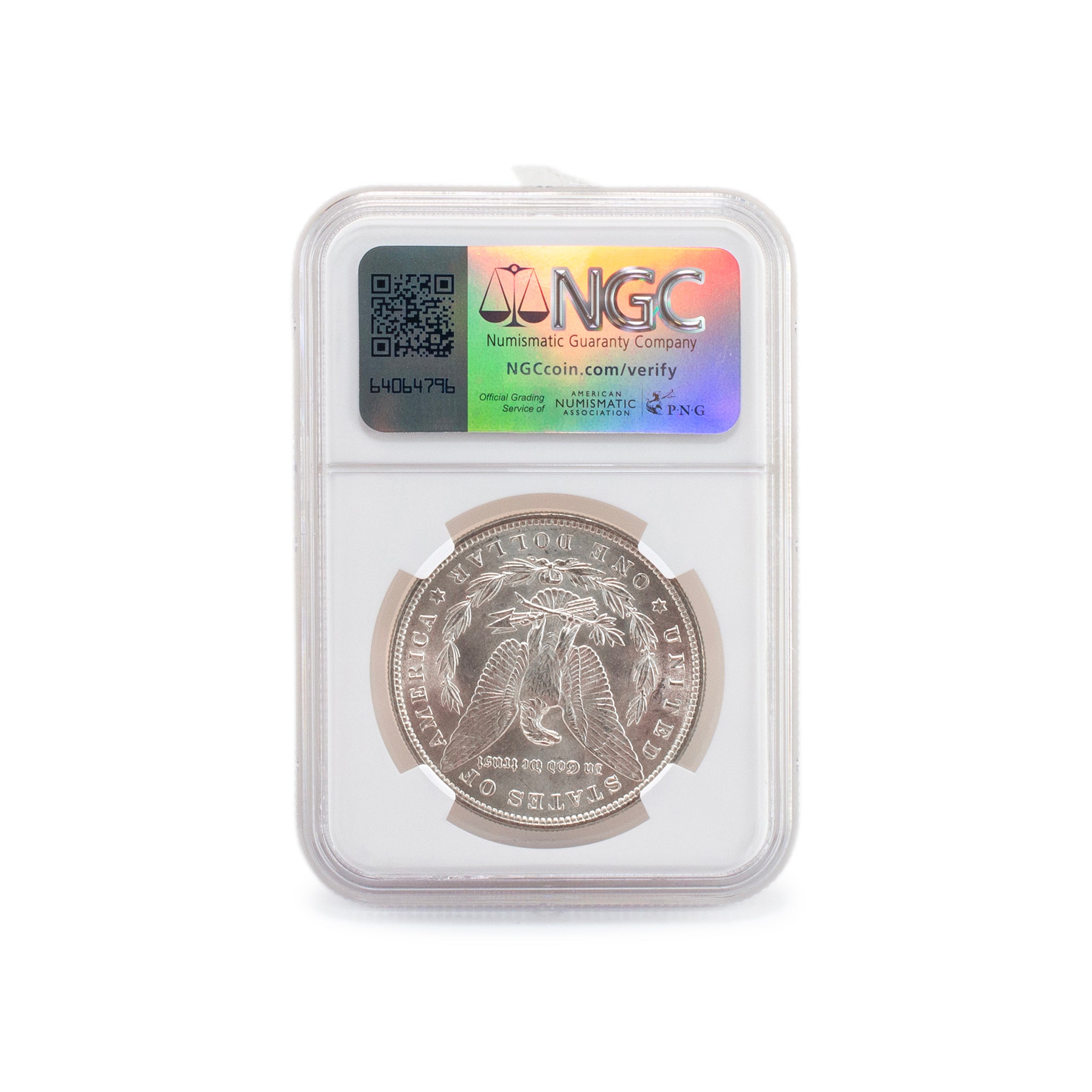 1889 NGC MS63 Silver $1 Morgan Coin