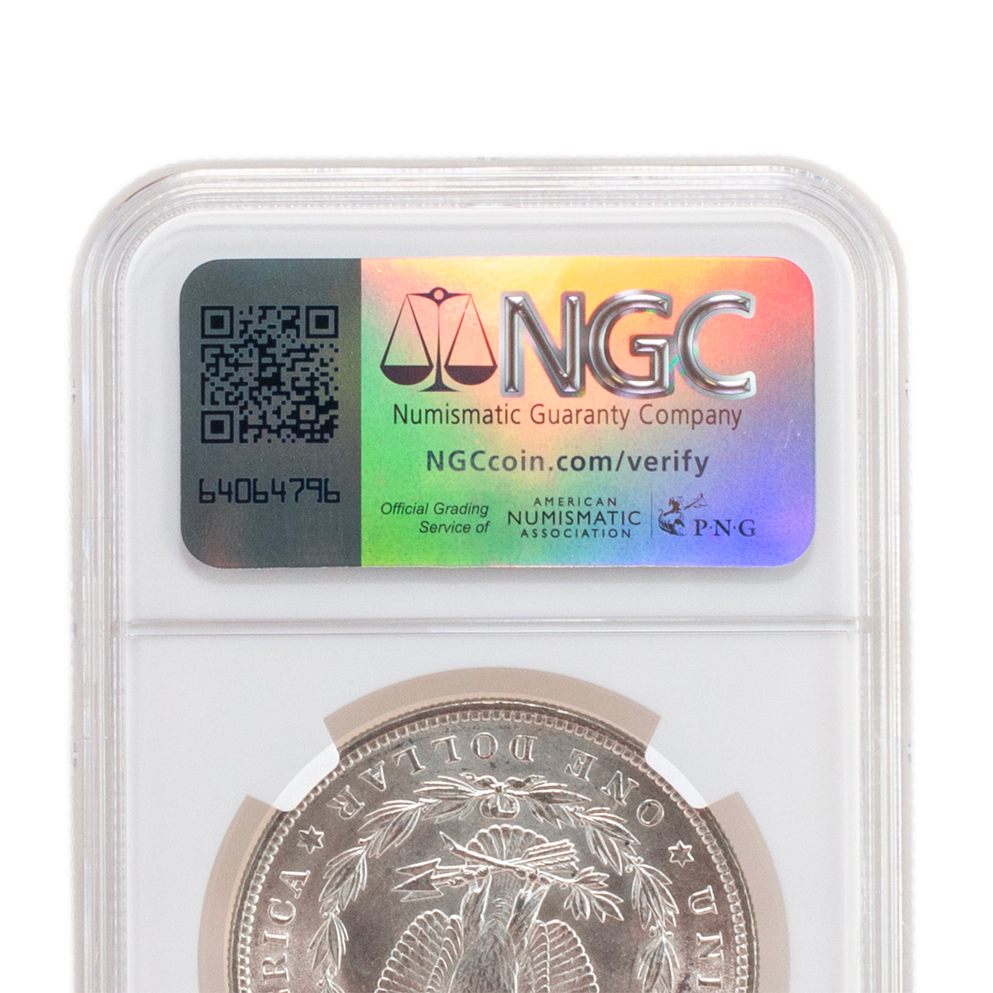 1889 NGC MS63 Silver $1 Morgan Coin