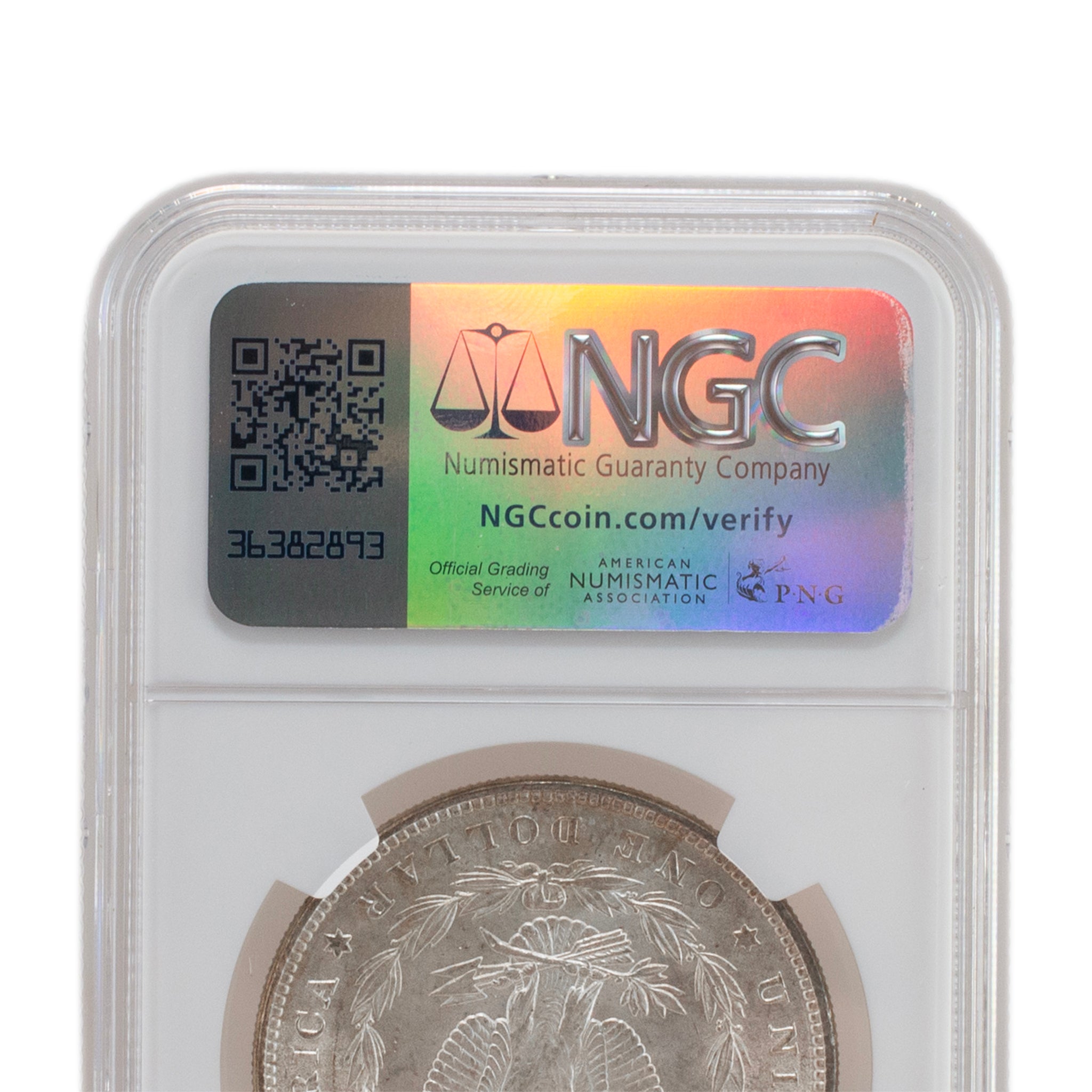1887 NGC MS63 Silver $1 Morgan Coin