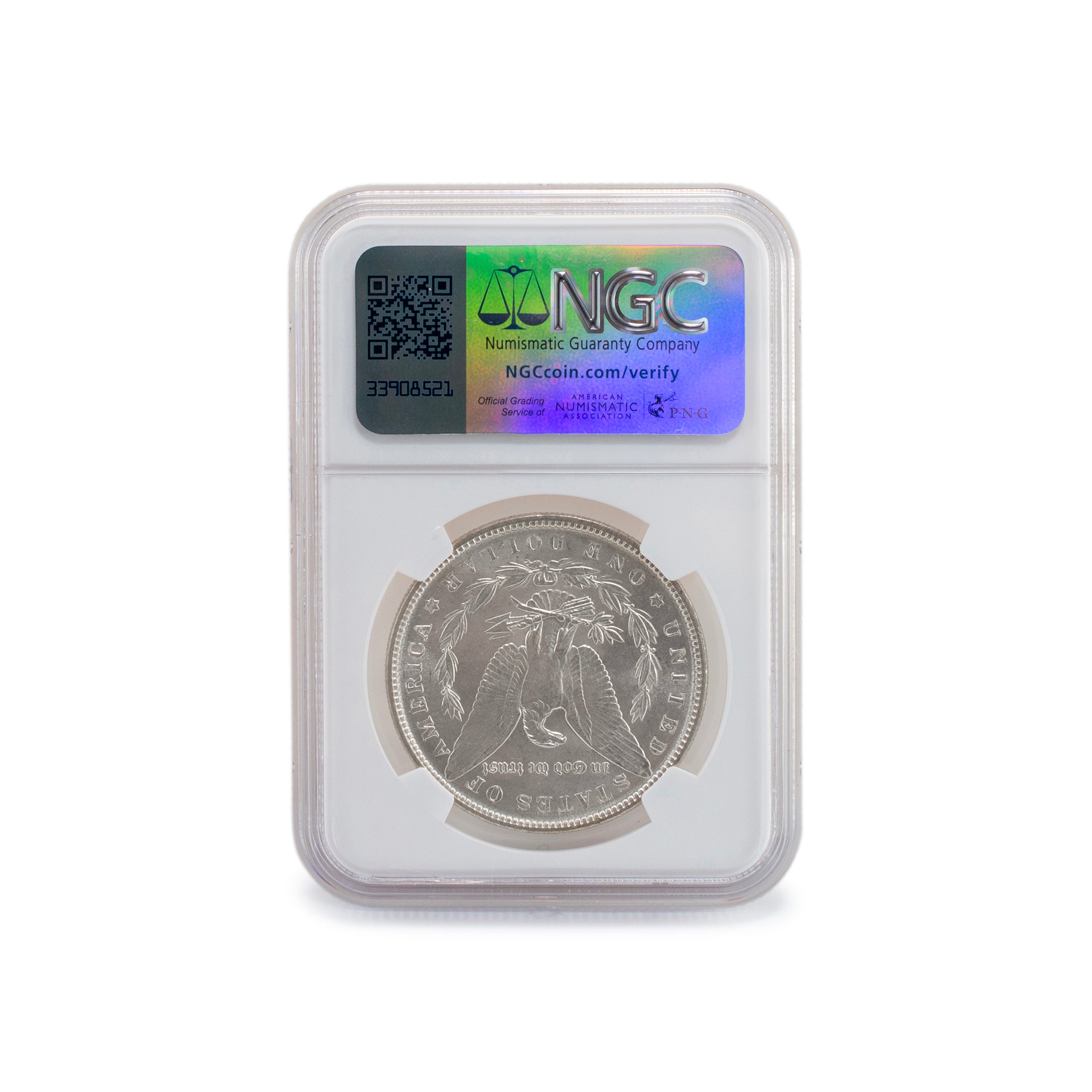 1886 NGC MS63 Silver $1 Morgan Coin