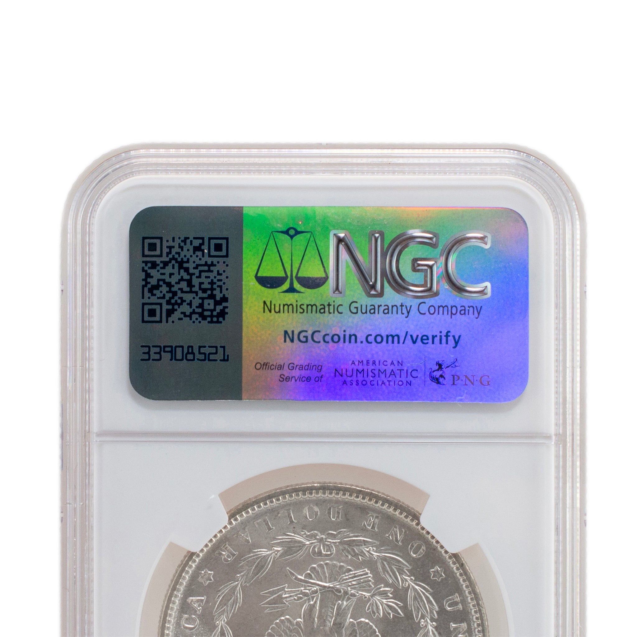 1886 NGC MS63 Silver $1 Morgan Coin