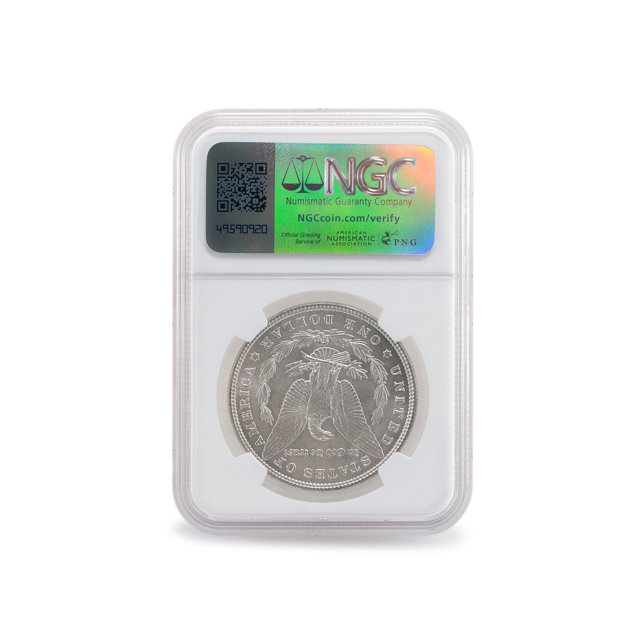 1885 NGC MS63 Silver $1 Morgan Coin