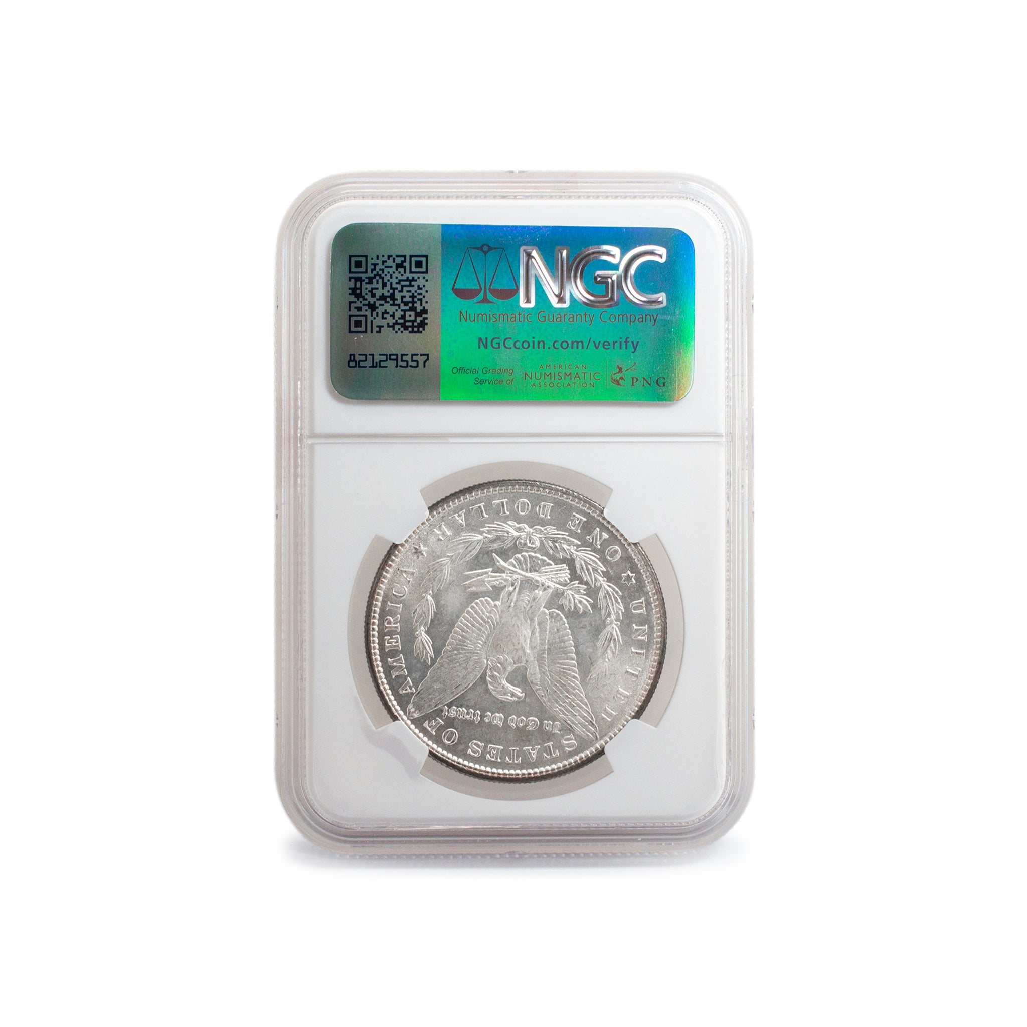 1887 NGC MS63 Silver $1 Morgan Coin