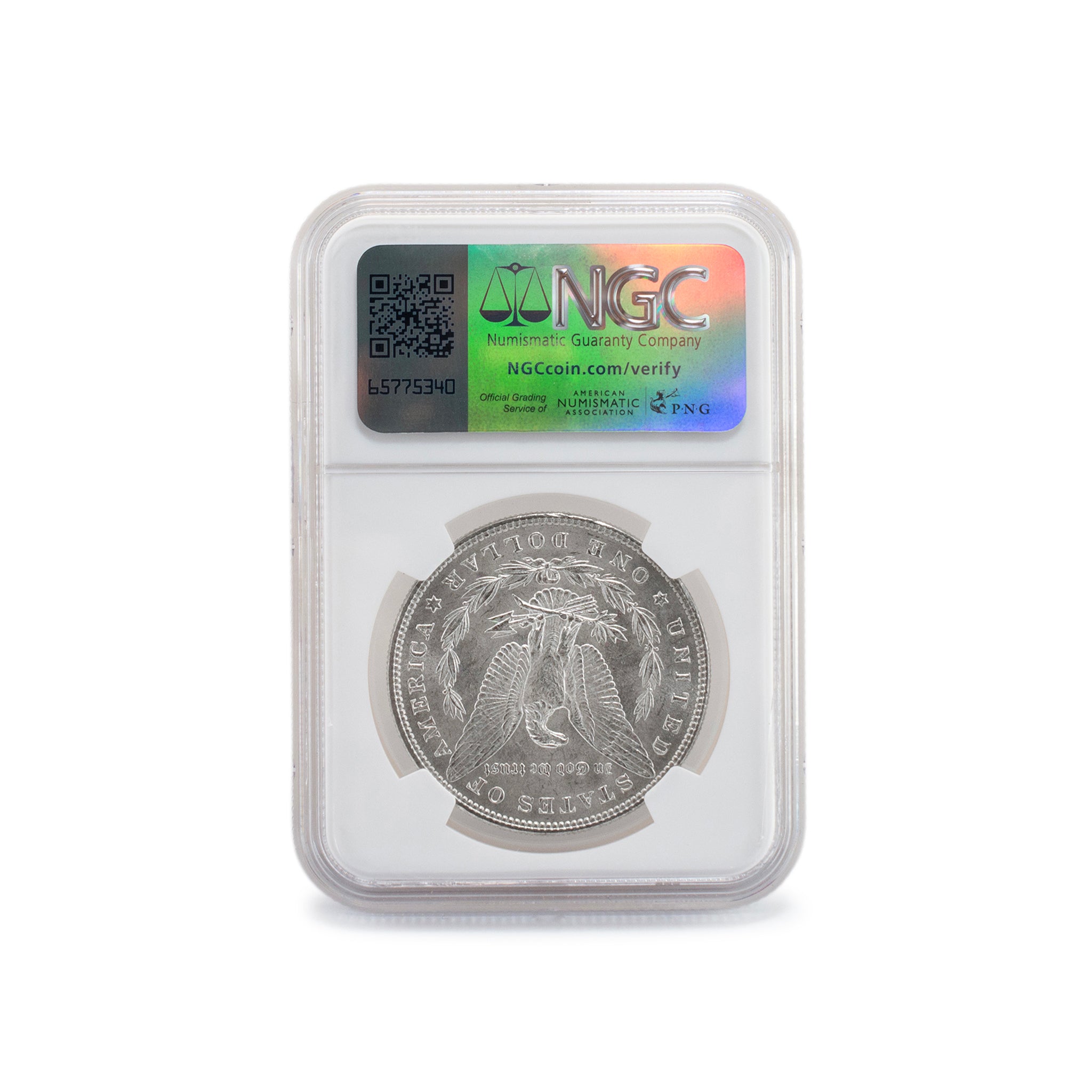 1887 NGC MS 63 Silver $1 Morgan Coin