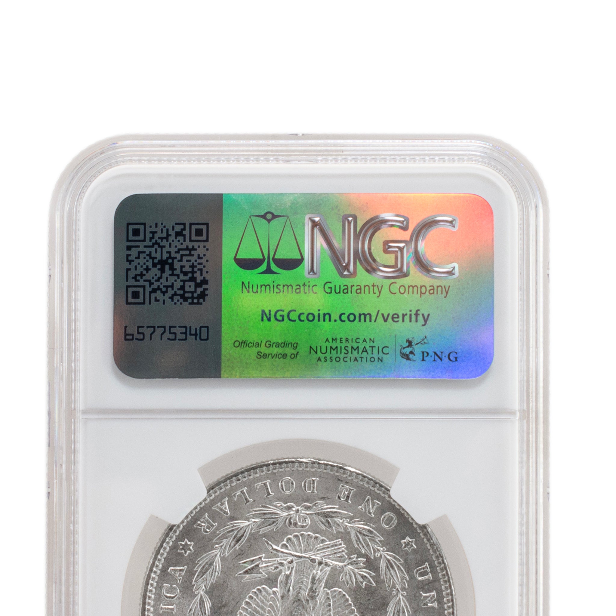 1887 NGC MS 63 Silver $1 Morgan Coin