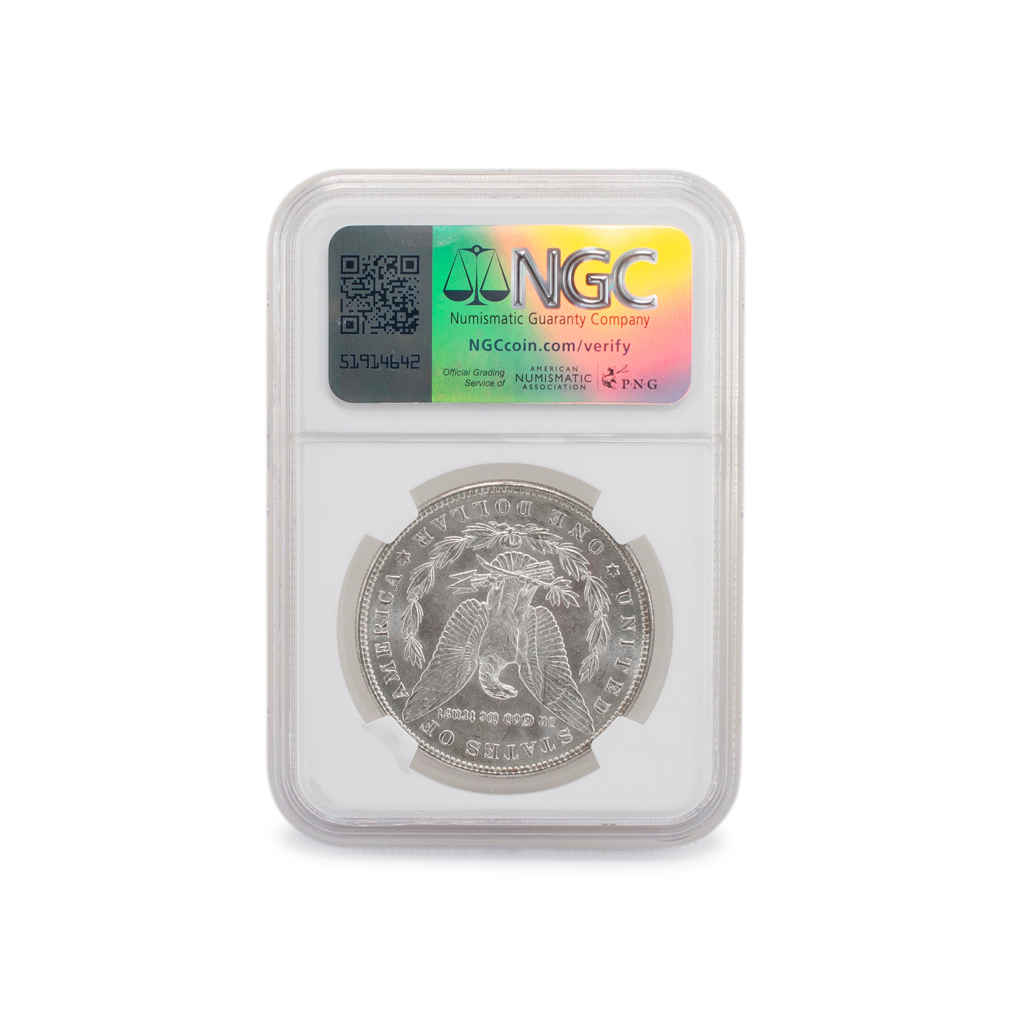 1888 NGC MS63 Silver $1 Morgan Coin