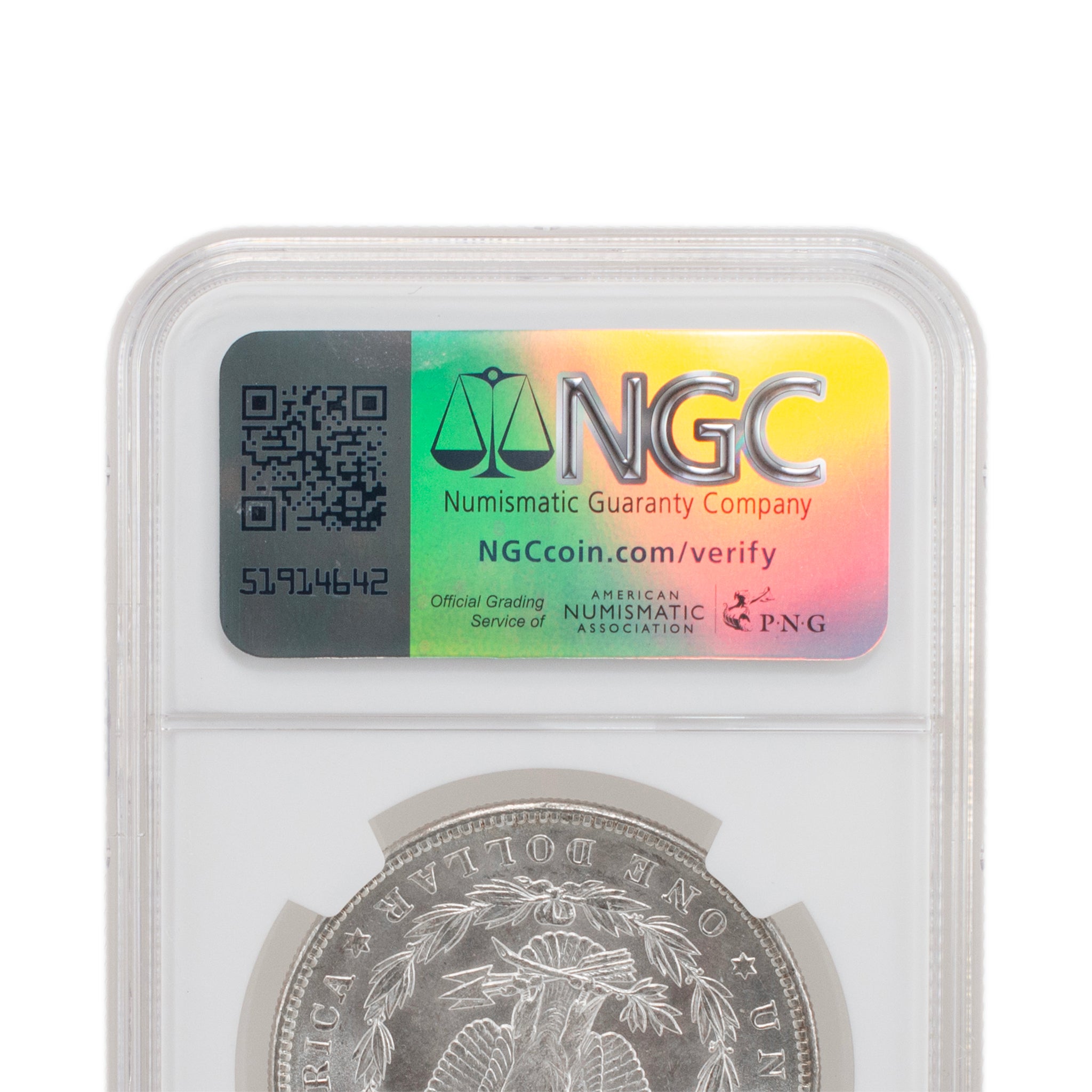 1888 NGC MS63 Silver $1 Morgan Coin