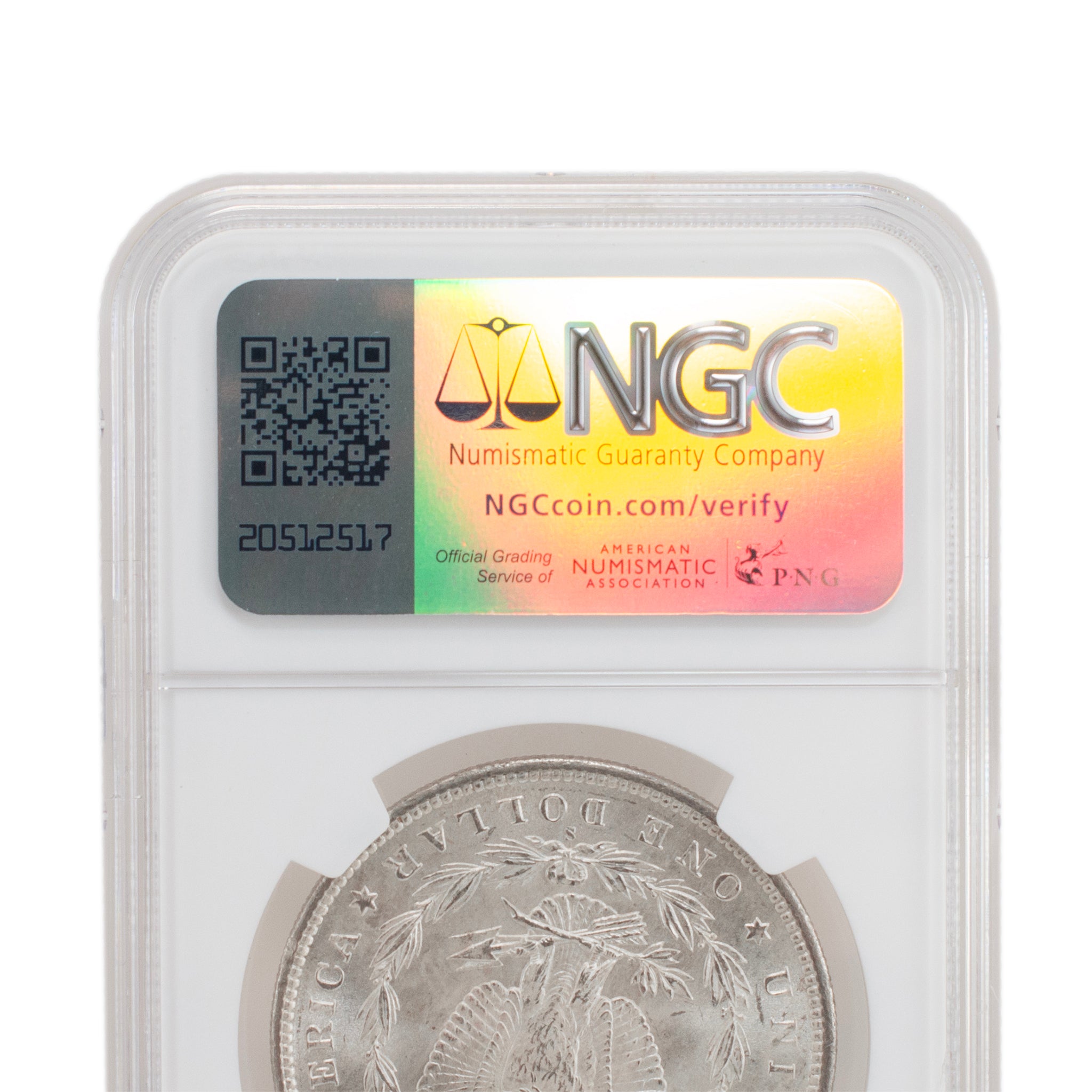 1891 S NGC MS63 Silver $1 Morgan Coin