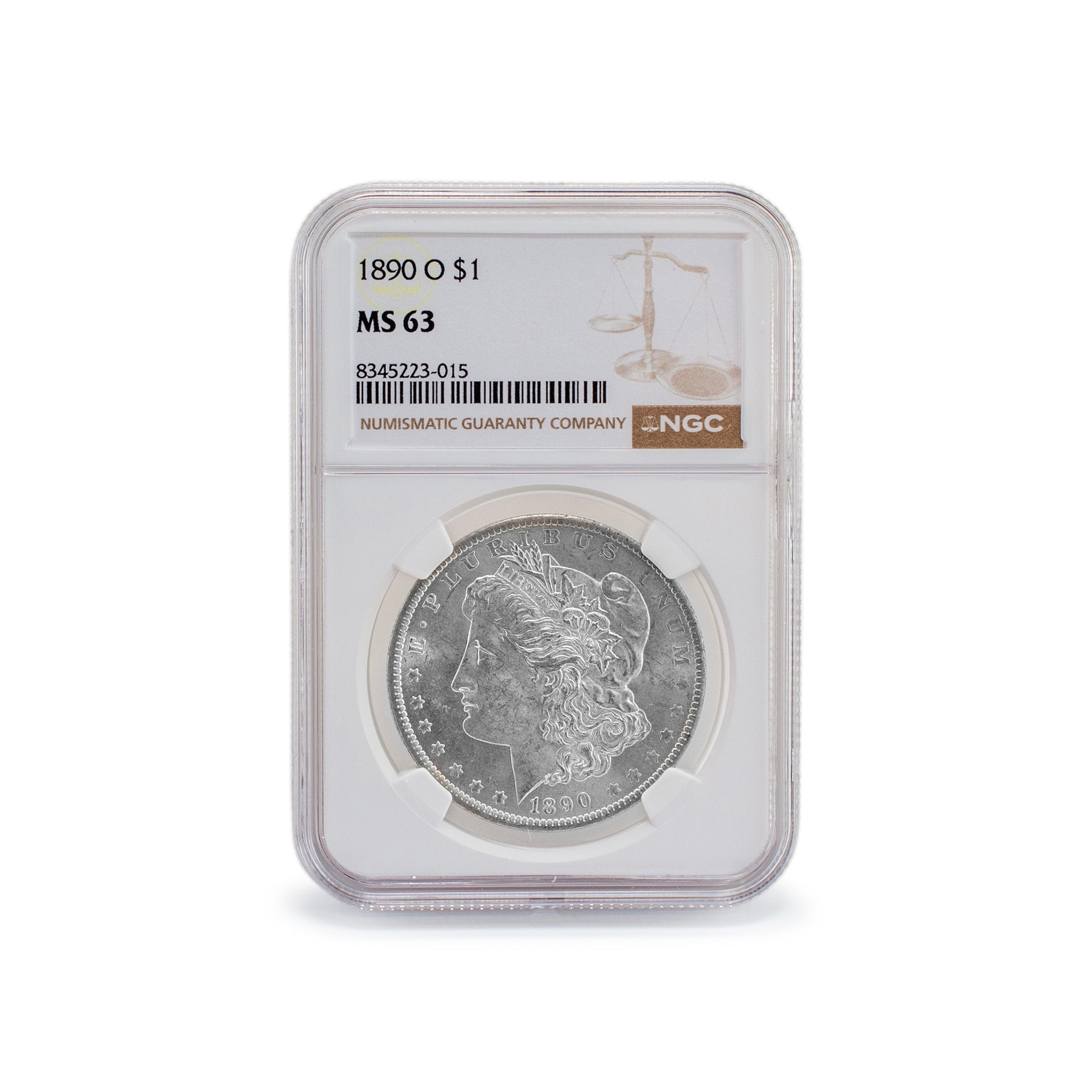 1890 O NGC MS63 Silver $1 Morgan Coin