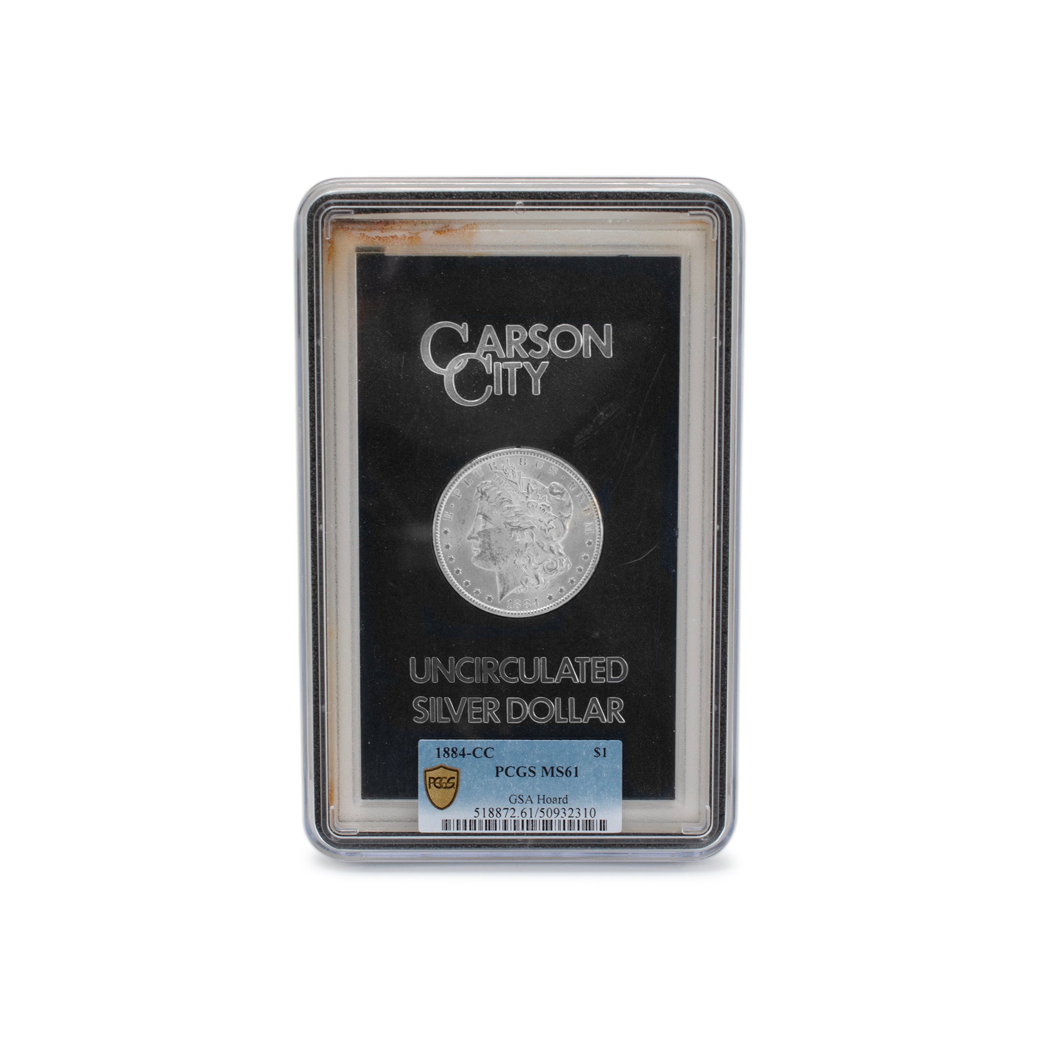 1884 CC GSA MS61 PCGS Morgan Silver Dollar