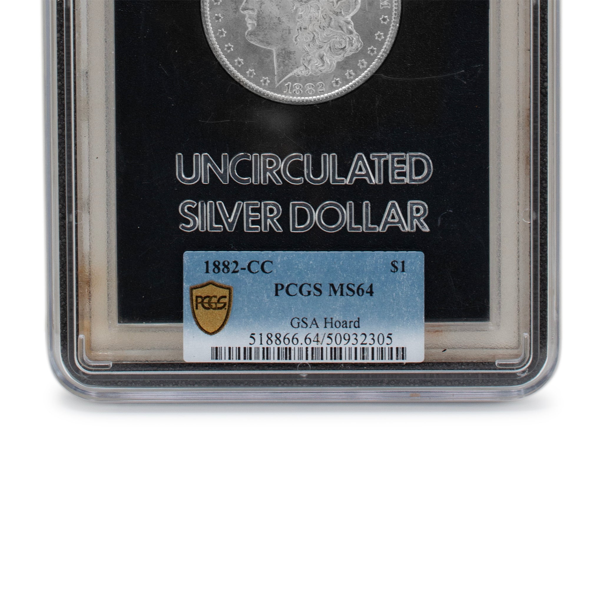 1882 CC GSA MS64 PCGS Morgan Silver Dollar
