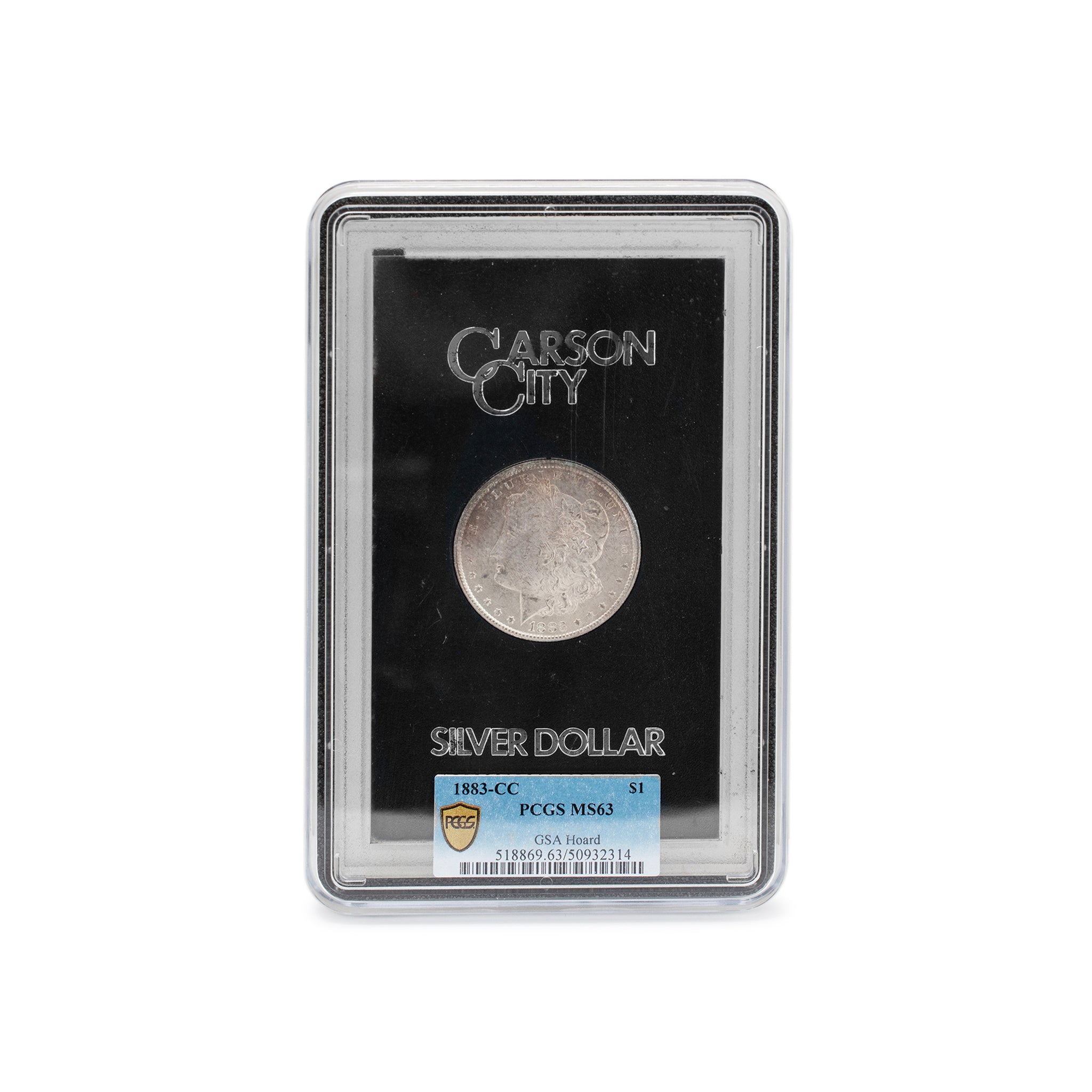 1883 CC GSA MS63 PCGS Morgan Silver Dollar