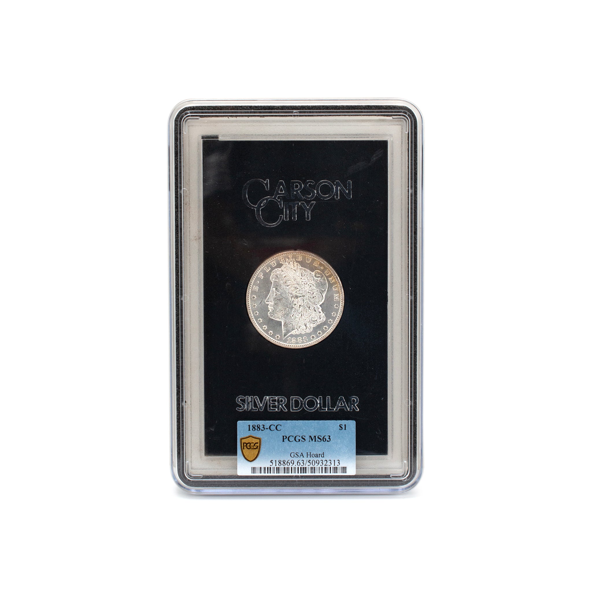 1883 CC GSA MS63 PCGS Morgan Silver Dollar