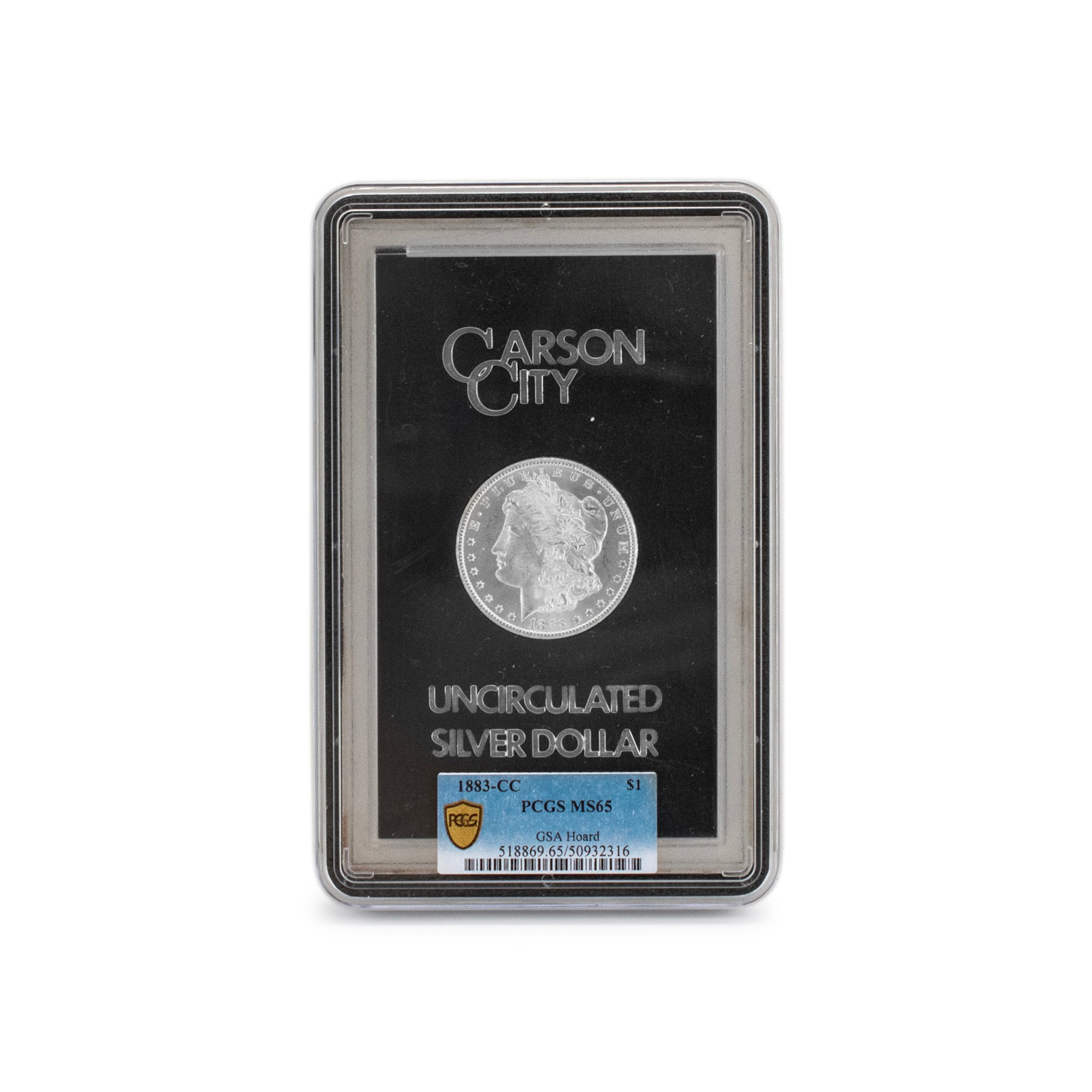 1883 CC GSA MS65 PCGS Morgan Silver Dollar