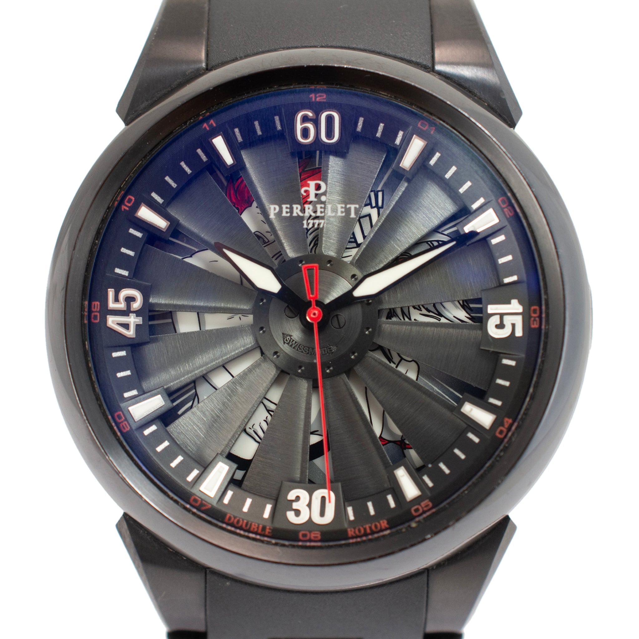Perrelet Turbine 44MM A4021/3 Limited Edition Erotic Dial Stainless Steel Watch