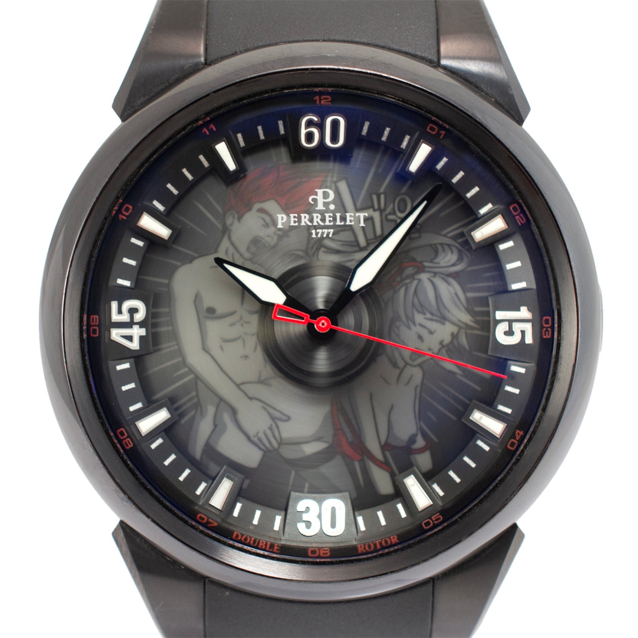 Perrelet Turbine 44MM A4021/3 Limited Edition Erotic Dial Stainless Steel Watch