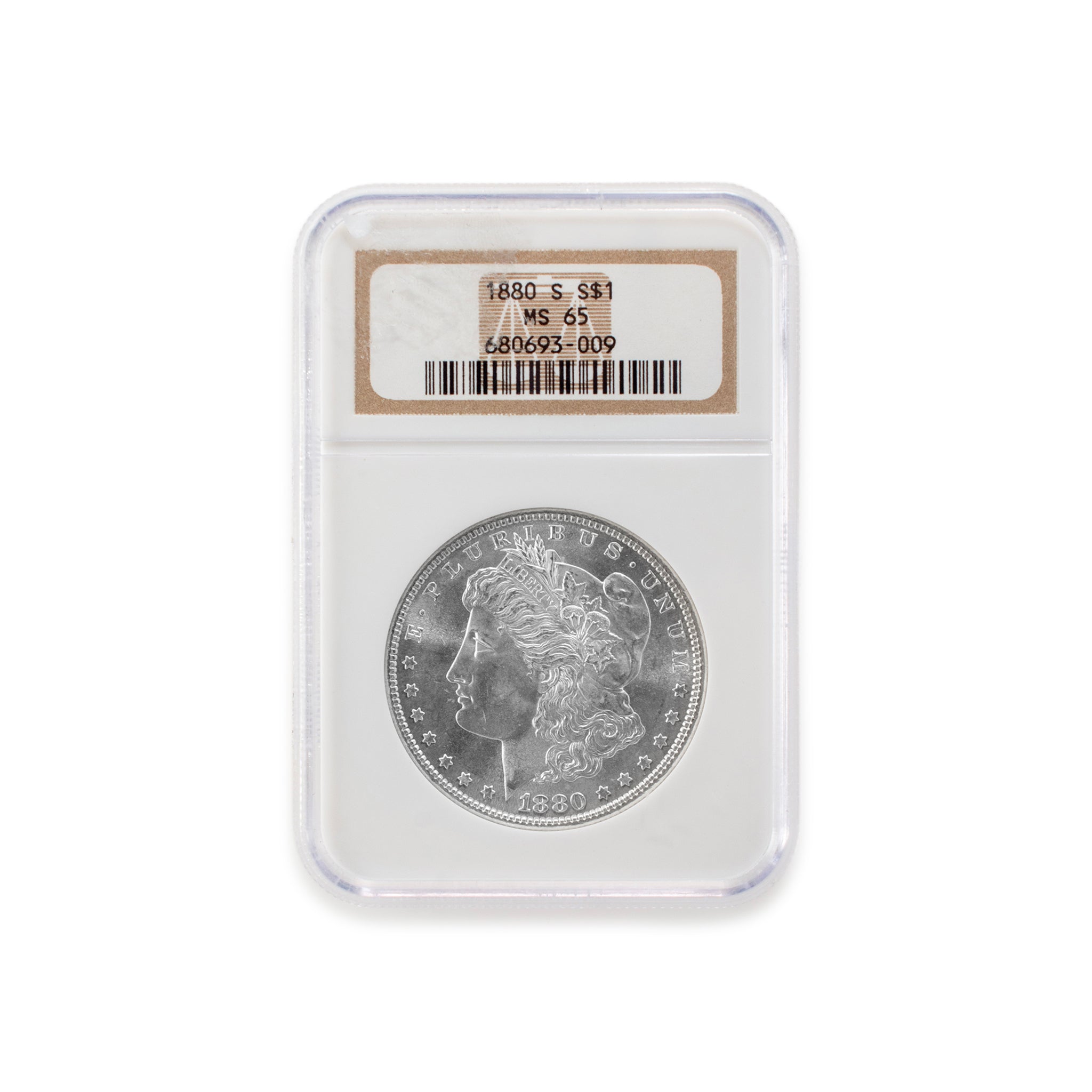 1880-S NGC MS65 Silver $1 Morgan Coin