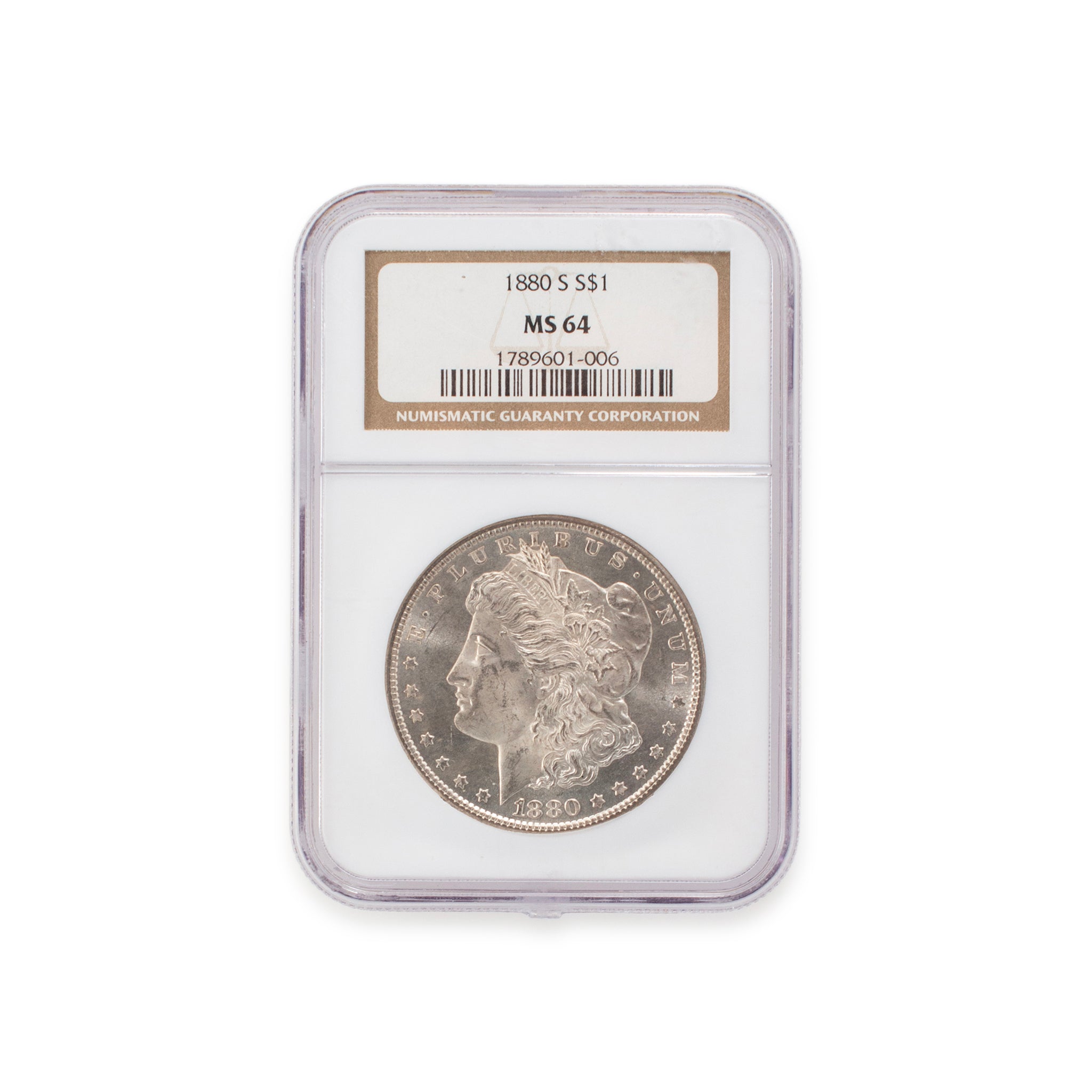 1880-S NGC MS64 Silver $1 Morgan Coin