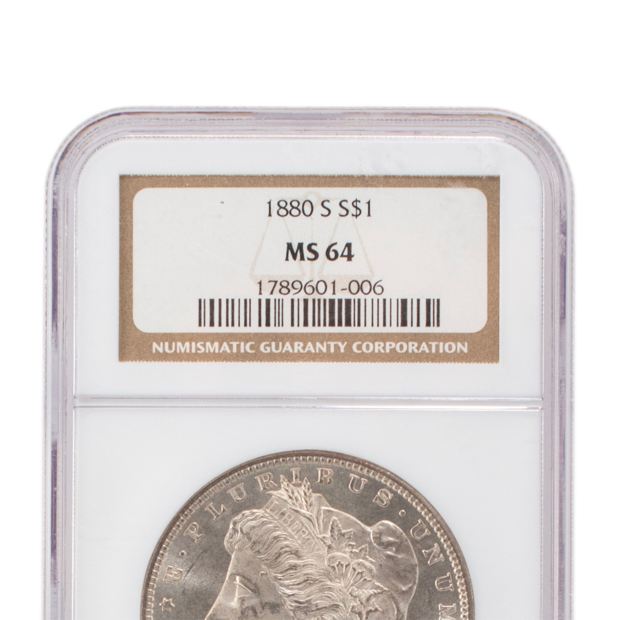 1880-S NGC MS64 Silver $1 Morgan Coin