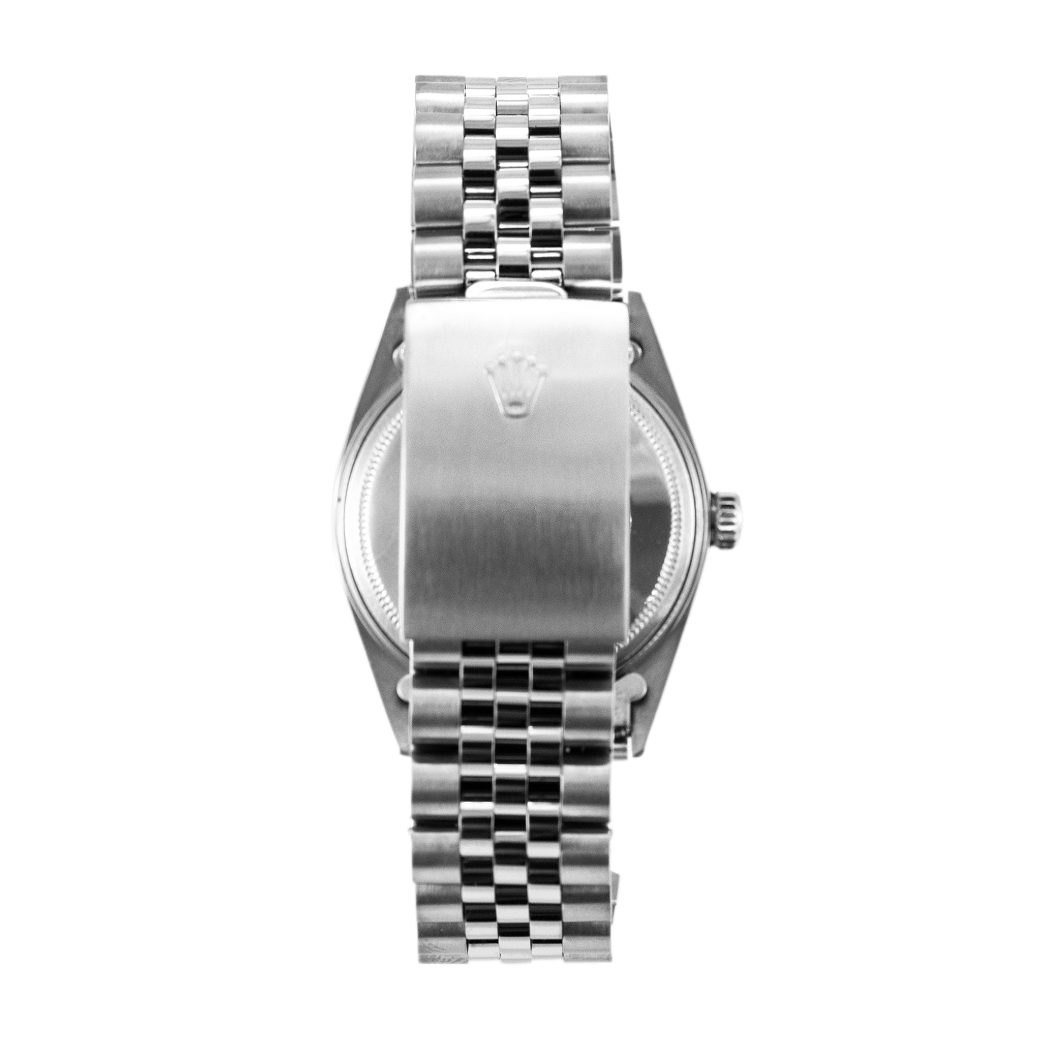 Rolex Datejust 36MM 1601 Red Roman Dial Diamond Jubilee Stainless Steel Watch