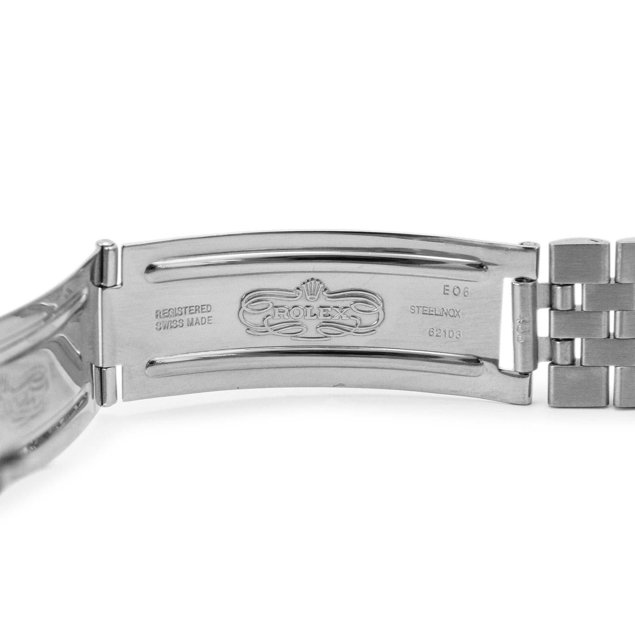 Rolex Datejust 36MM 1601 Red Roman Dial Diamond Jubilee Stainless Steel Watch