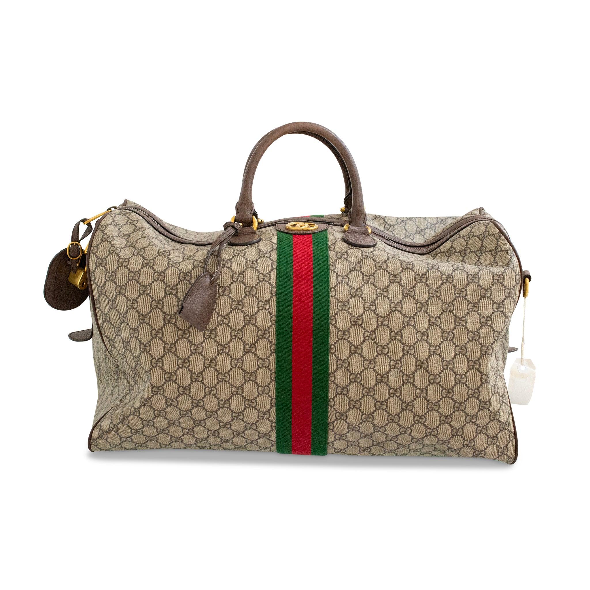 Gucci GG Supreme Ophidia 547959 Large Carry-on Duffle Handbag