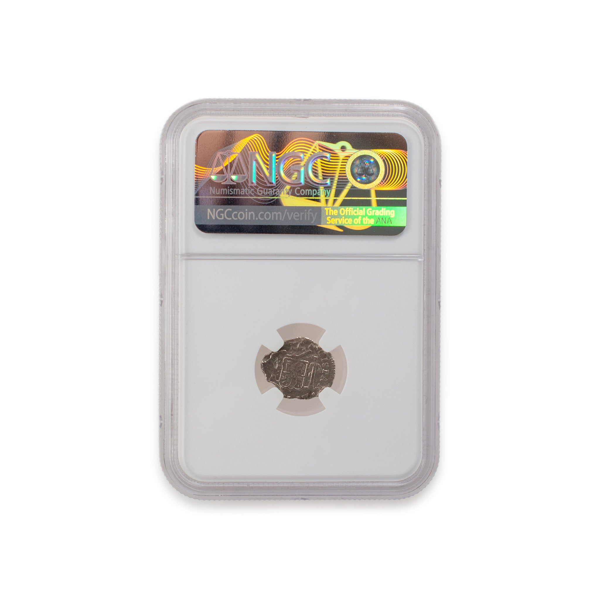 1772-83 NGC Genuine Silver 1/2R Mexico El Cazador Coin