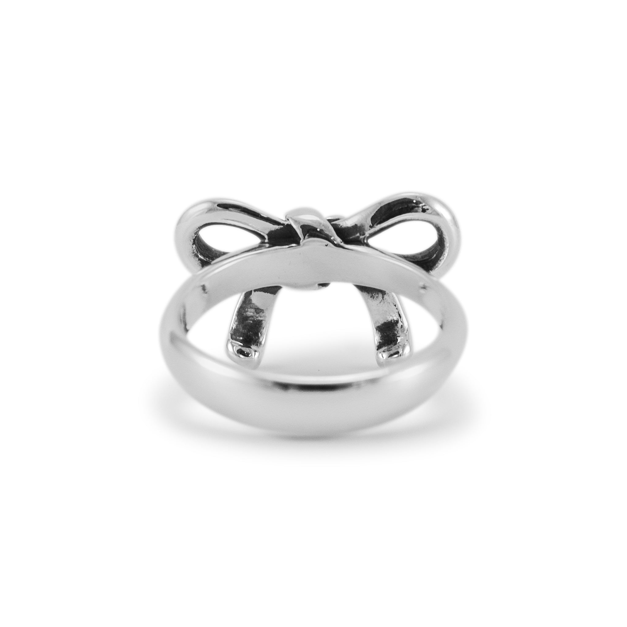James Avery Retired 925 Sterling Silver Bow Cocktail Ring