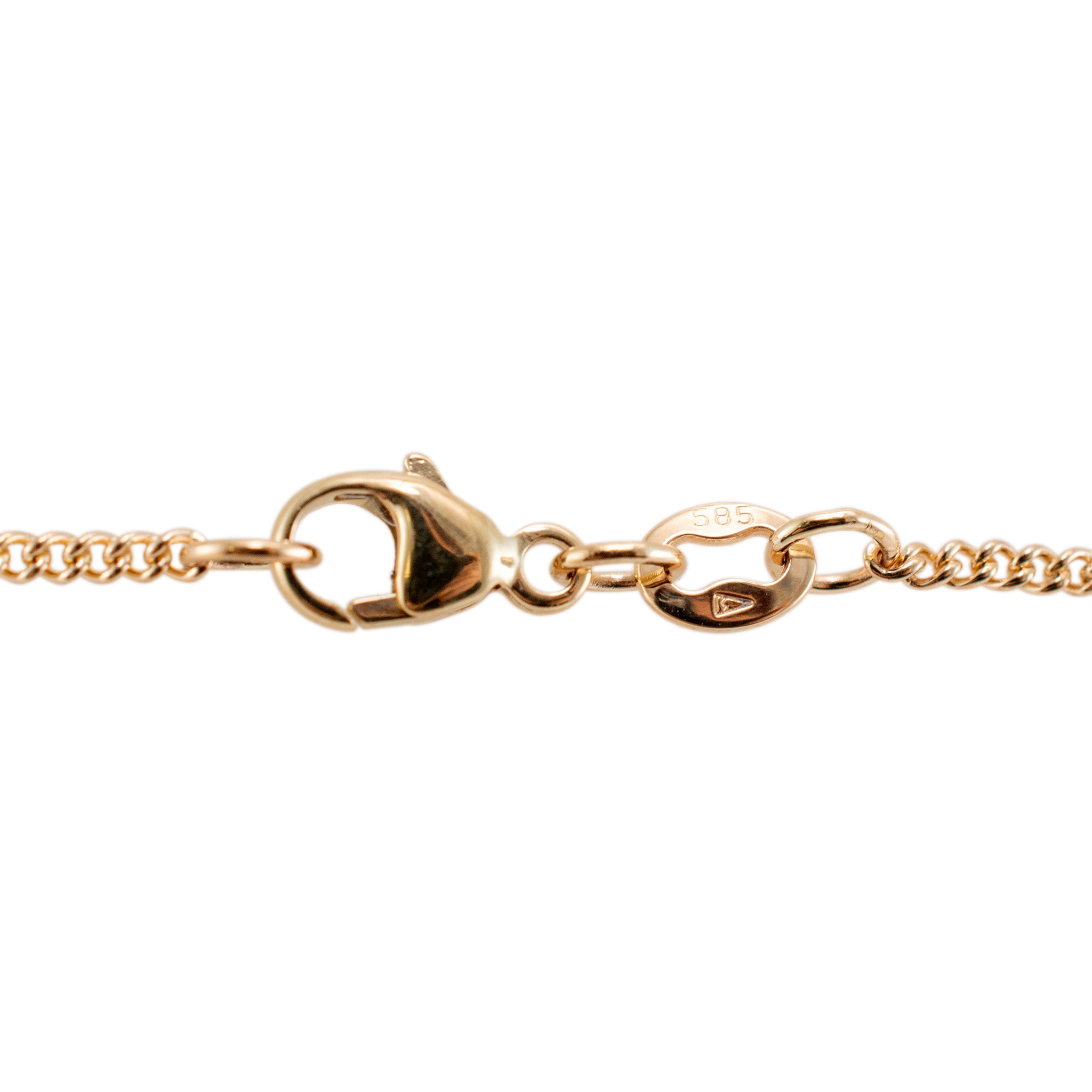 James Avery 14K Yellow Gold Fine Curb Chain Necklace