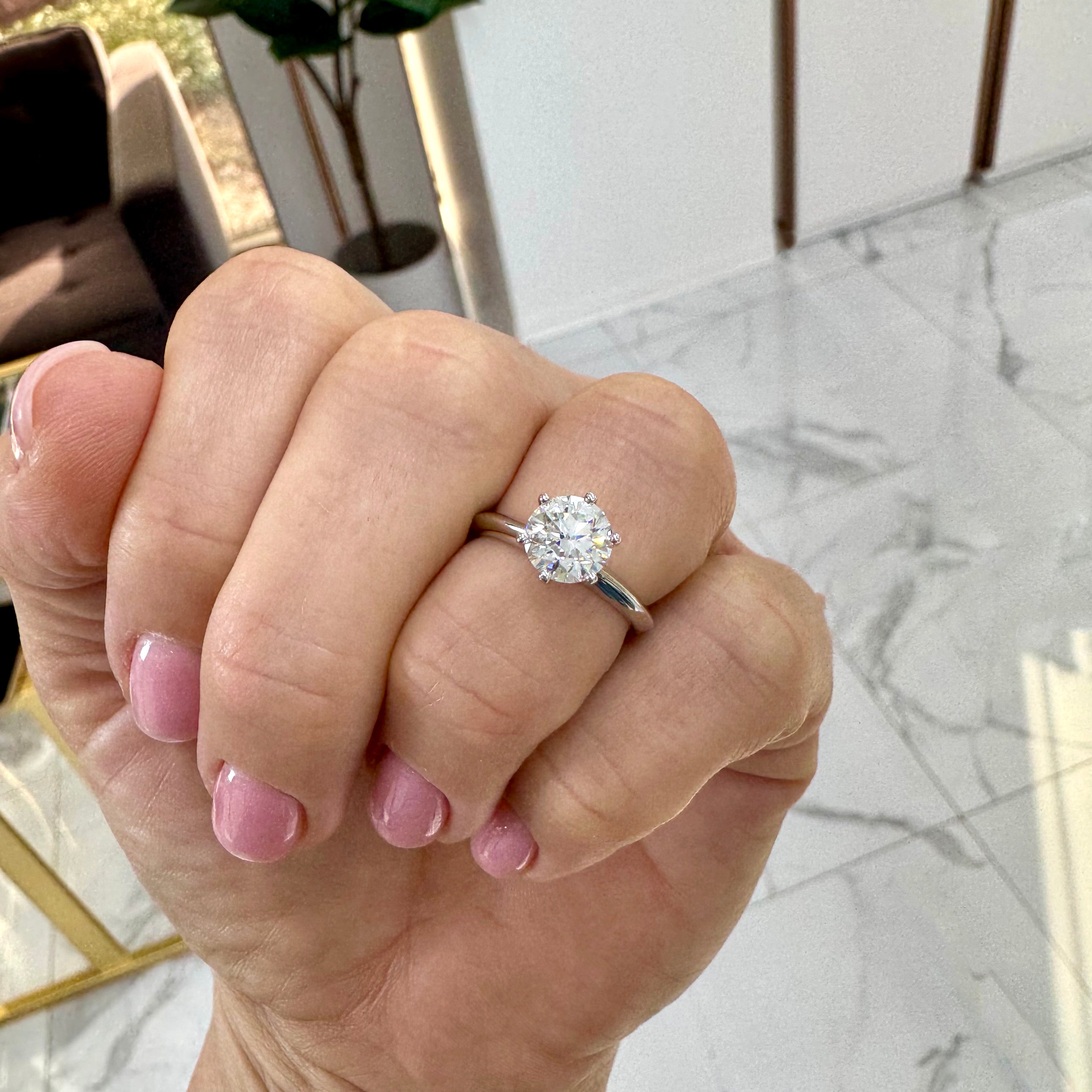 Tiffany & Co. The Tiffany Iconic Platinum 1.22ct Round F VS2 GIA Diamond Engagement Ring