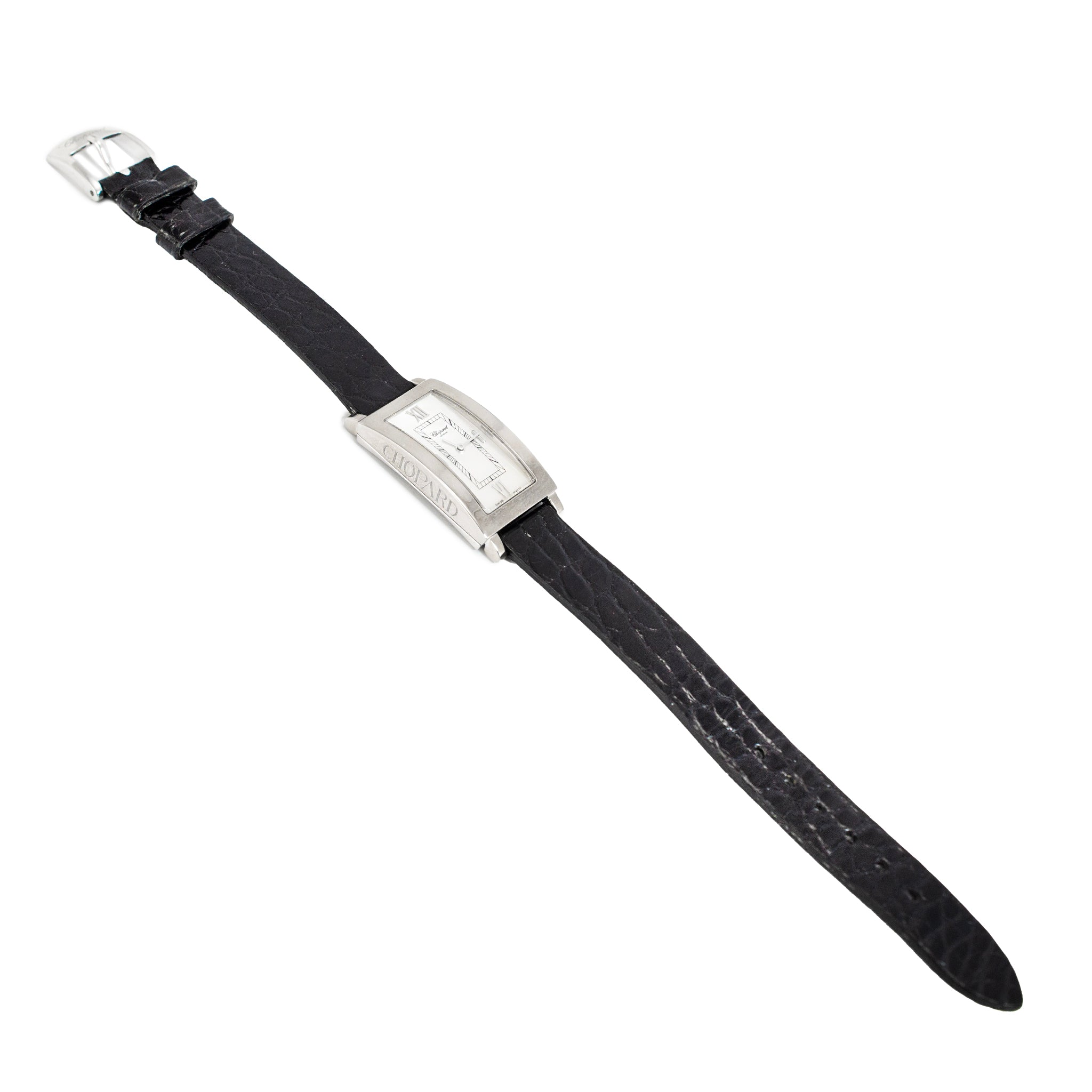 Chopard Classic Tank 18MM 12/7435/8 Mop Dial 18K White Gold Ladies Watch