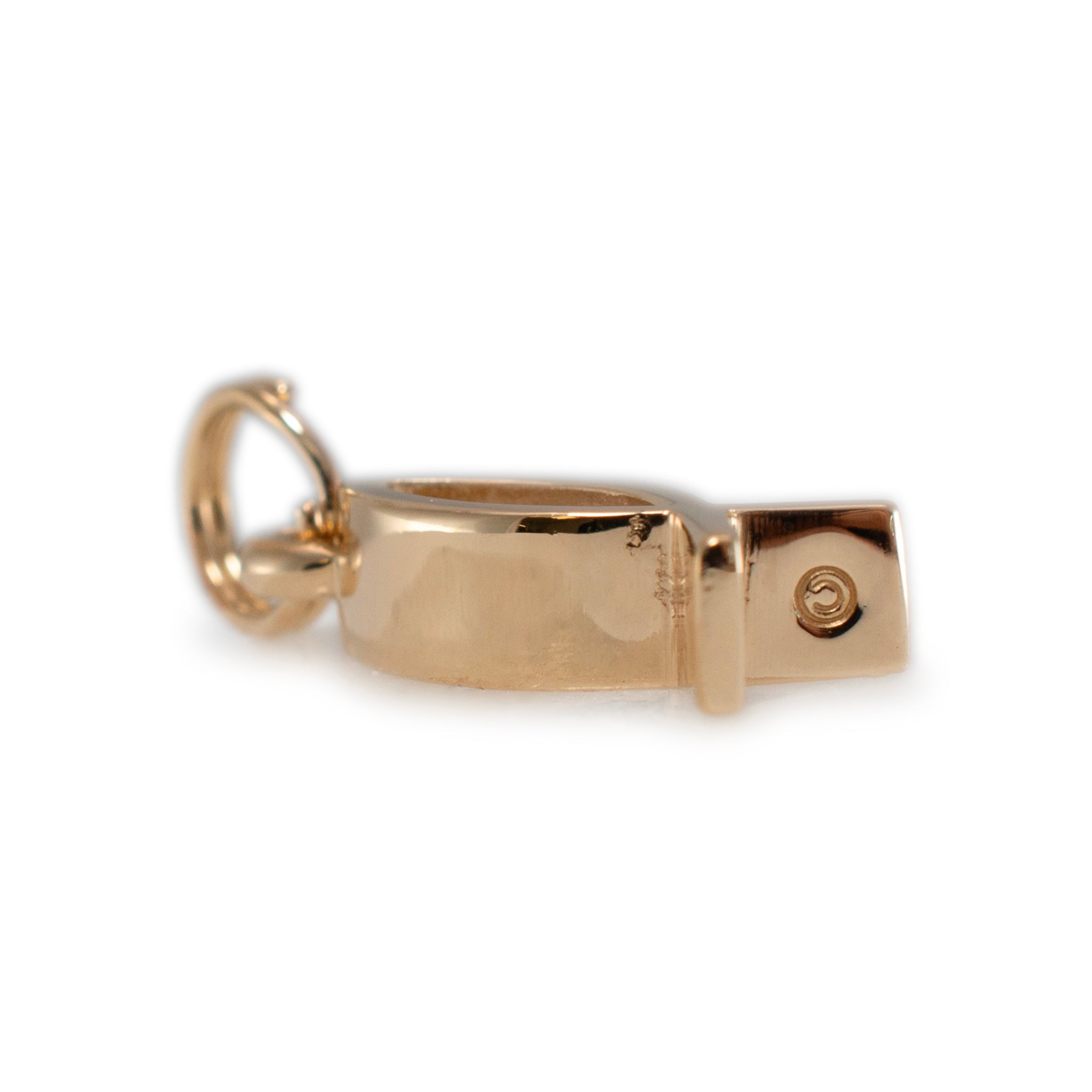 James Avery Retired 14K Yellow Gold Ichthus Fish Charm Pendant