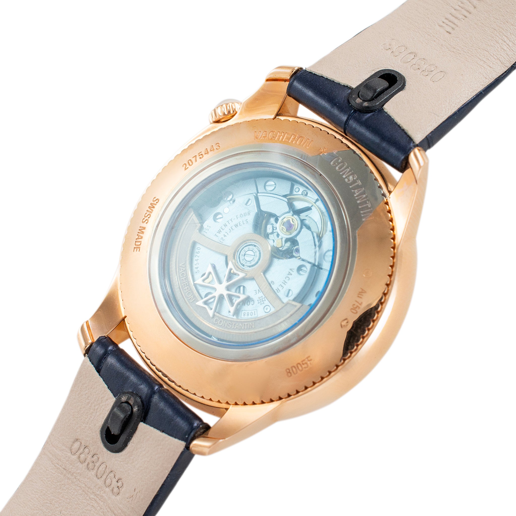 2022 Vacheron Constantin Égérie 8005F 37MM Moonphase Diamond 18K Rose Gold Watch